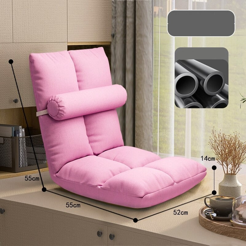 Comfortable Tatami Foldable Recliner Sofa Chair - Adjustable Backrest for Living Room, Bedroom & Outdoor Relaxation | Perfect for Lounging, Napping & Reading