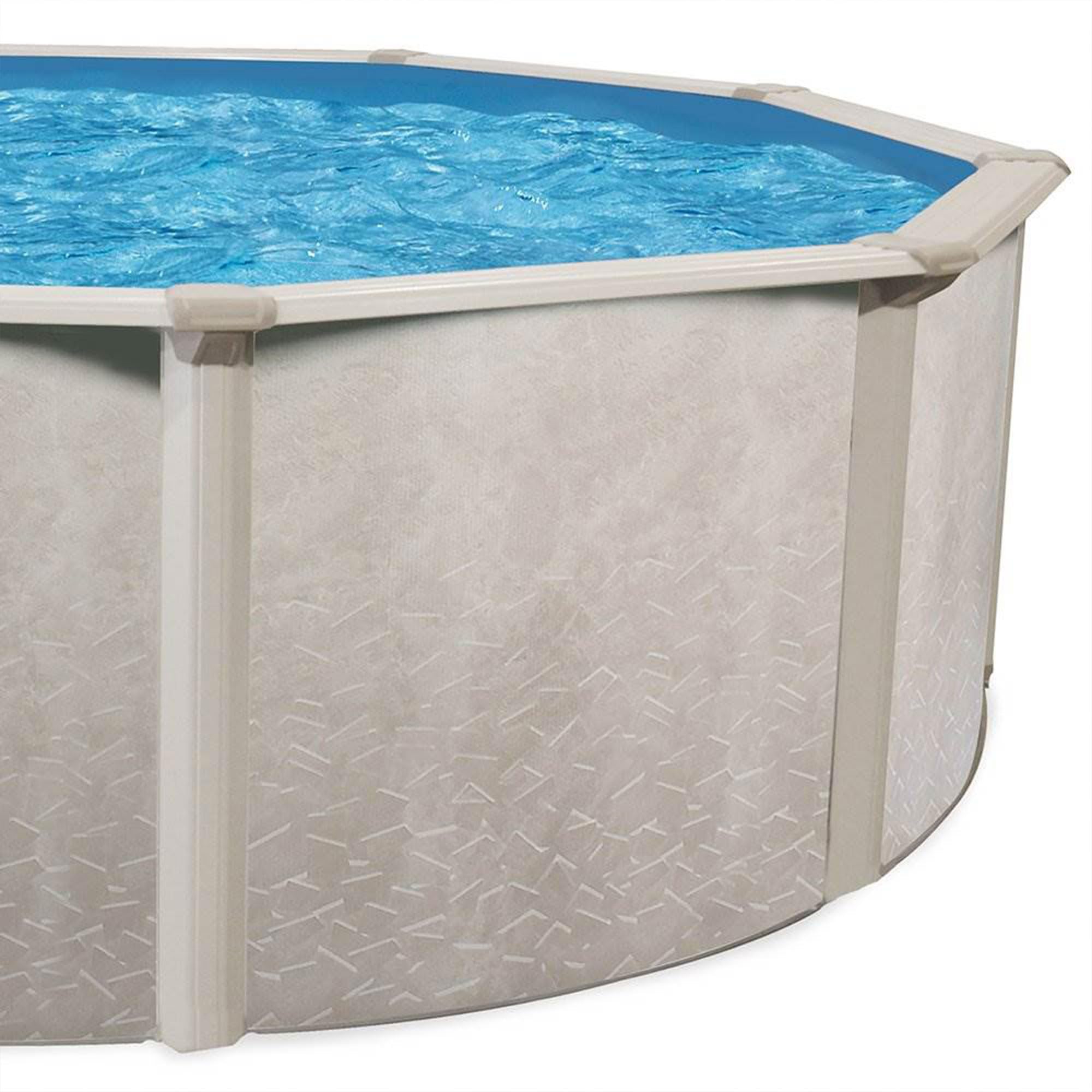 Aquarian Steel-Frame Round Above-Ground Swimming Pool 18' x 52