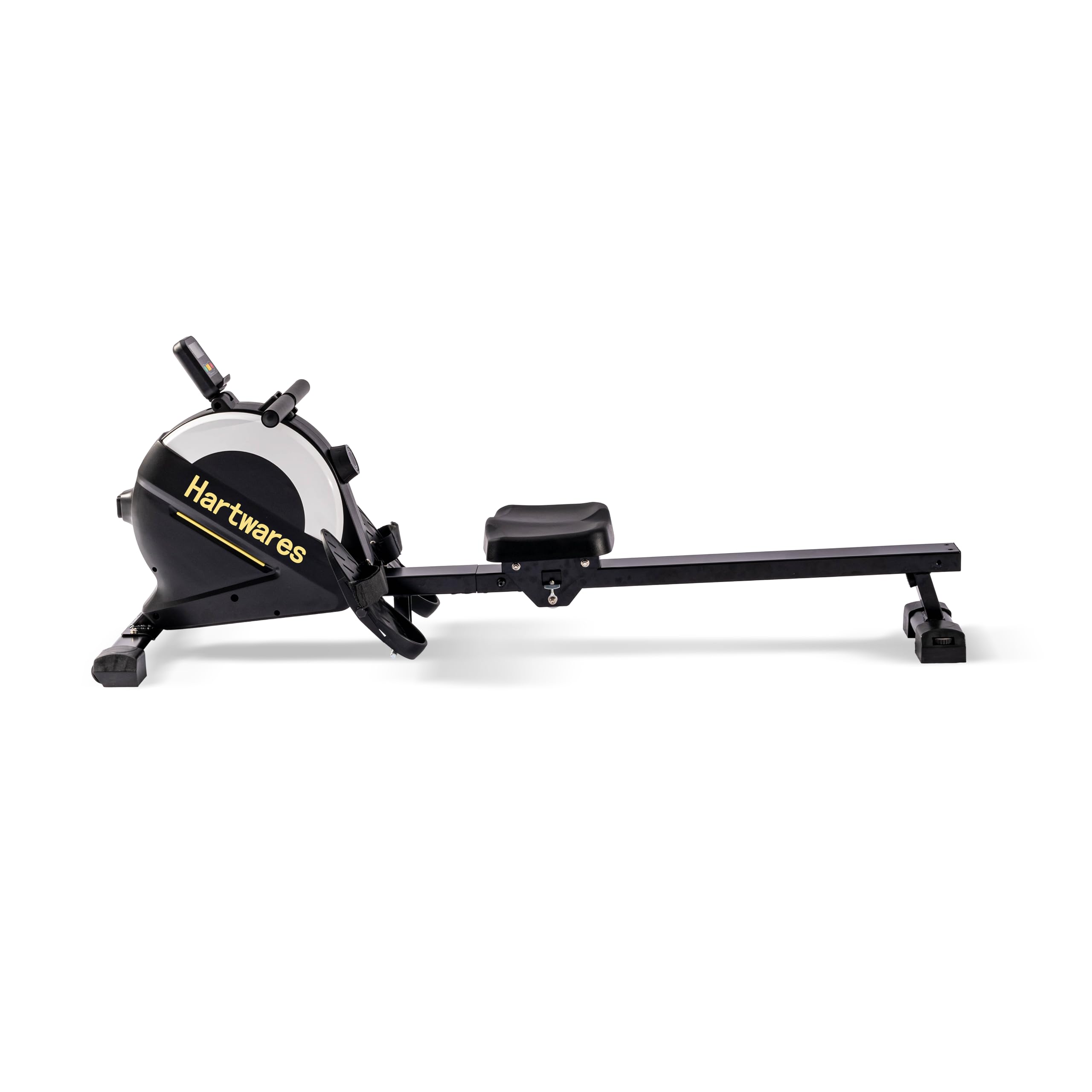 Hartwares Magnetic Rowing Machine for Home - 77lbs High Resistance, 16 Quiet Levels, LCD Monitor & App Compatible - Perfect for Home Gym, Cardio Workouts & Full-Body Training