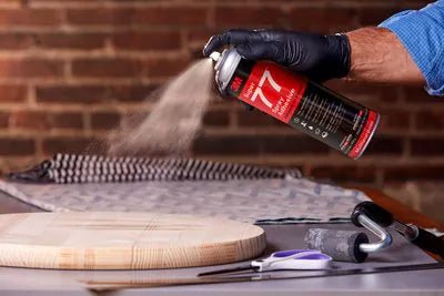 3M Super 77 Multipurpose Spray Adhesive - 12 Pack - Strong Bonding Glue for Crafts, Foam, Fabric, Wood & DIY Projects - Perfect for Home, Office & School Projects