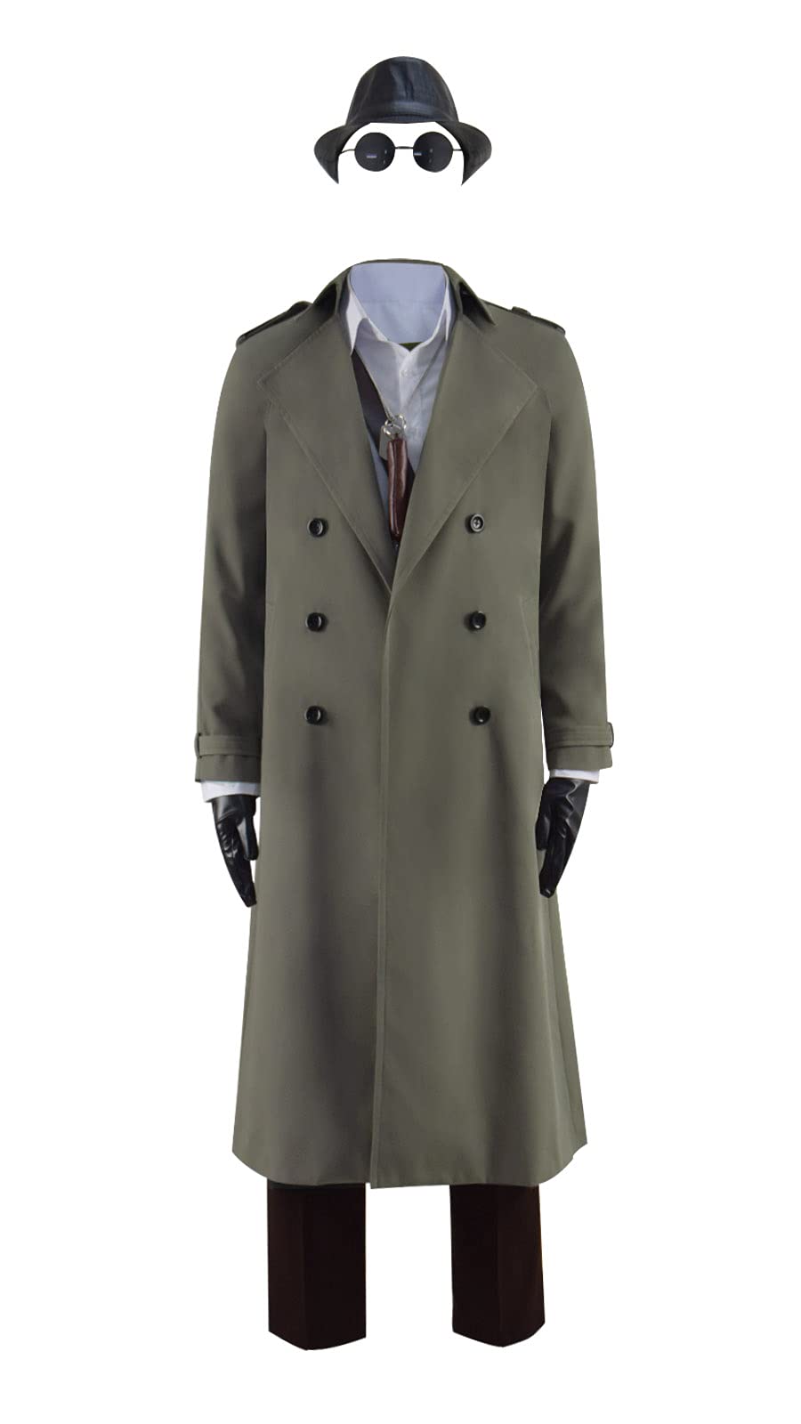 Karl Heisenberg Cosplay Costume Full Set - Halloween Party Windbreaker Jacket & Coat Outfit for Men | Resident Evil Village Cosplay, Gaming Conventions & Themed Events