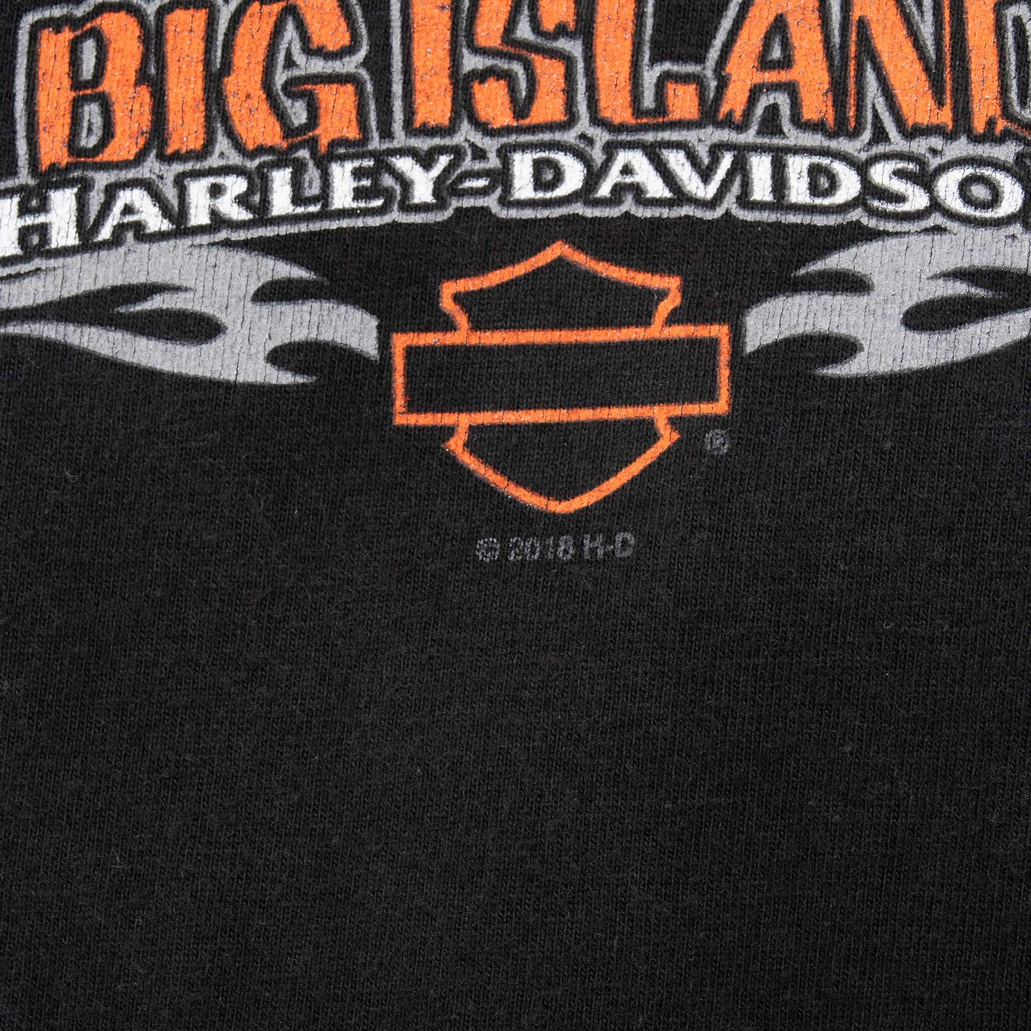 Harley Davidson Kona Big Island Graphic T-Shirt for Men - XL Size - Comfortable Cotton Tee for Motorcycle Riders & Casual Wear