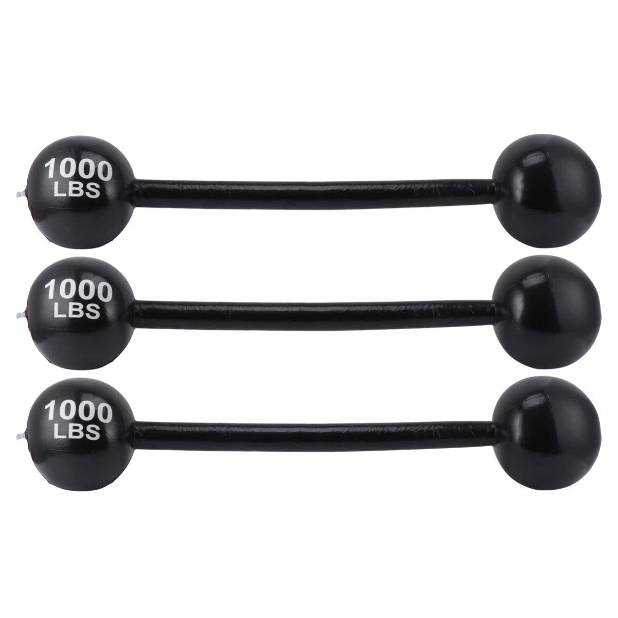 NUOBESTY 3-Piece PVC Inflatable Barbell Set - Thickened Kids Dumbbell Toys for Toddlers & Children - Safe Sports Equipment for Indoor & Outdoor Play, Exercise, and Fitness Fun