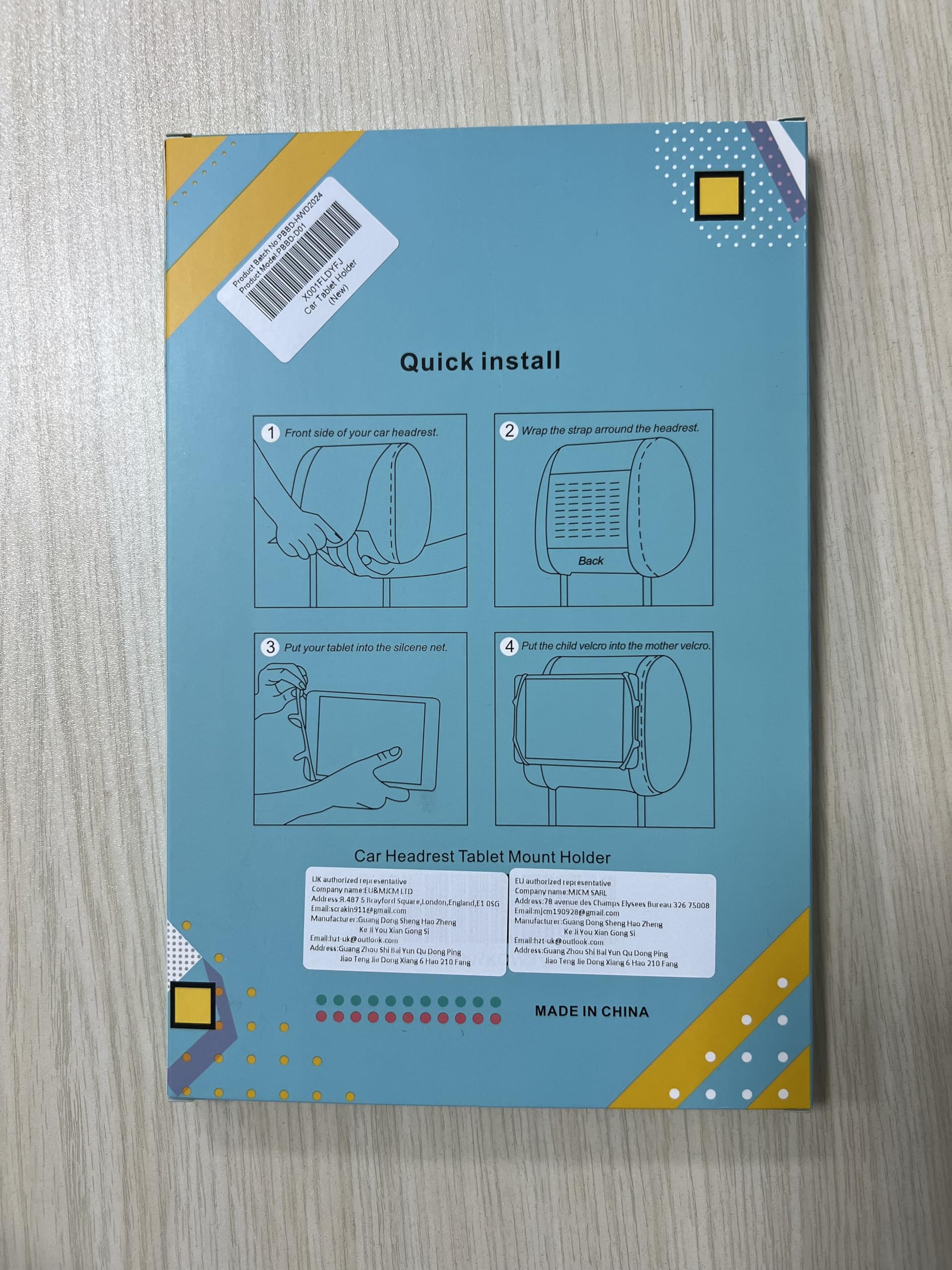 ViMOQi Car Tablet Holder for iPad & Kindle 7-11