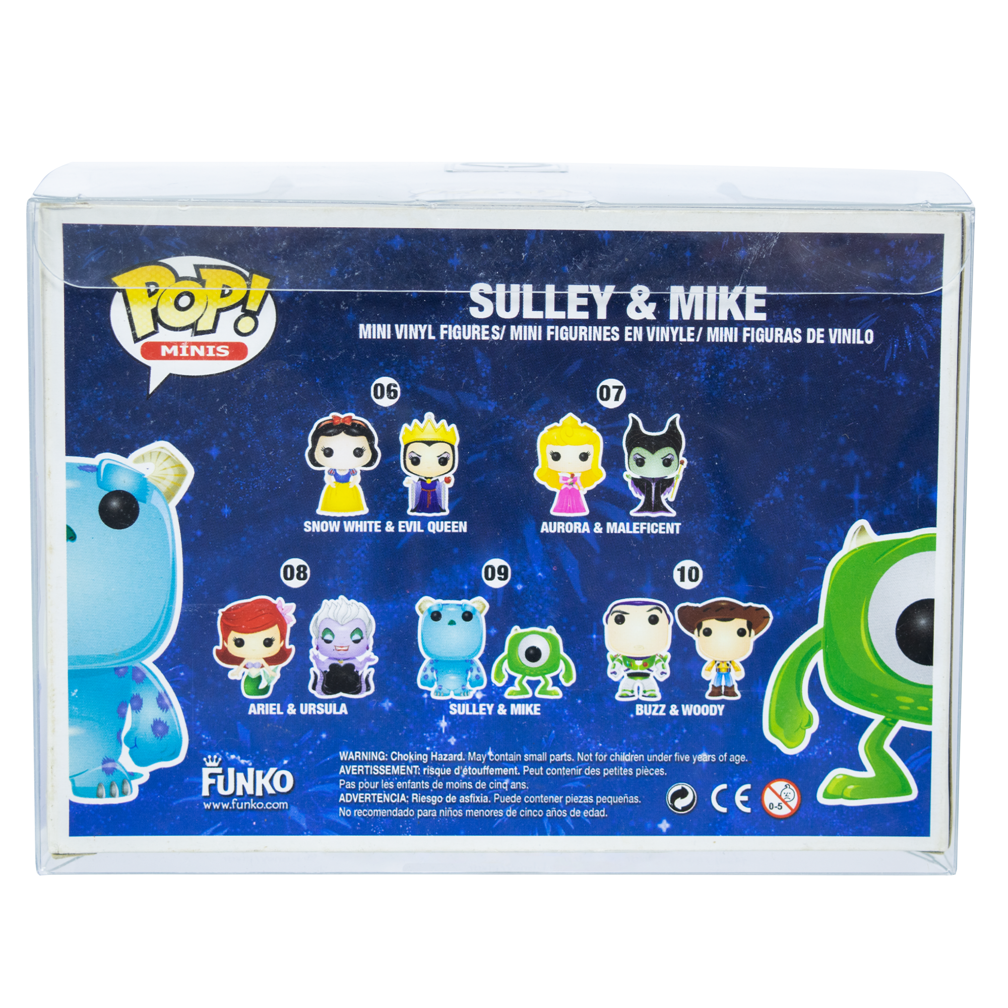 2 Pack Disney Minis PopShield Protectors - Funko Pop Vinyl Figure Protectors for Collectors | Display & Protect Your Disney Mini Figures Collection