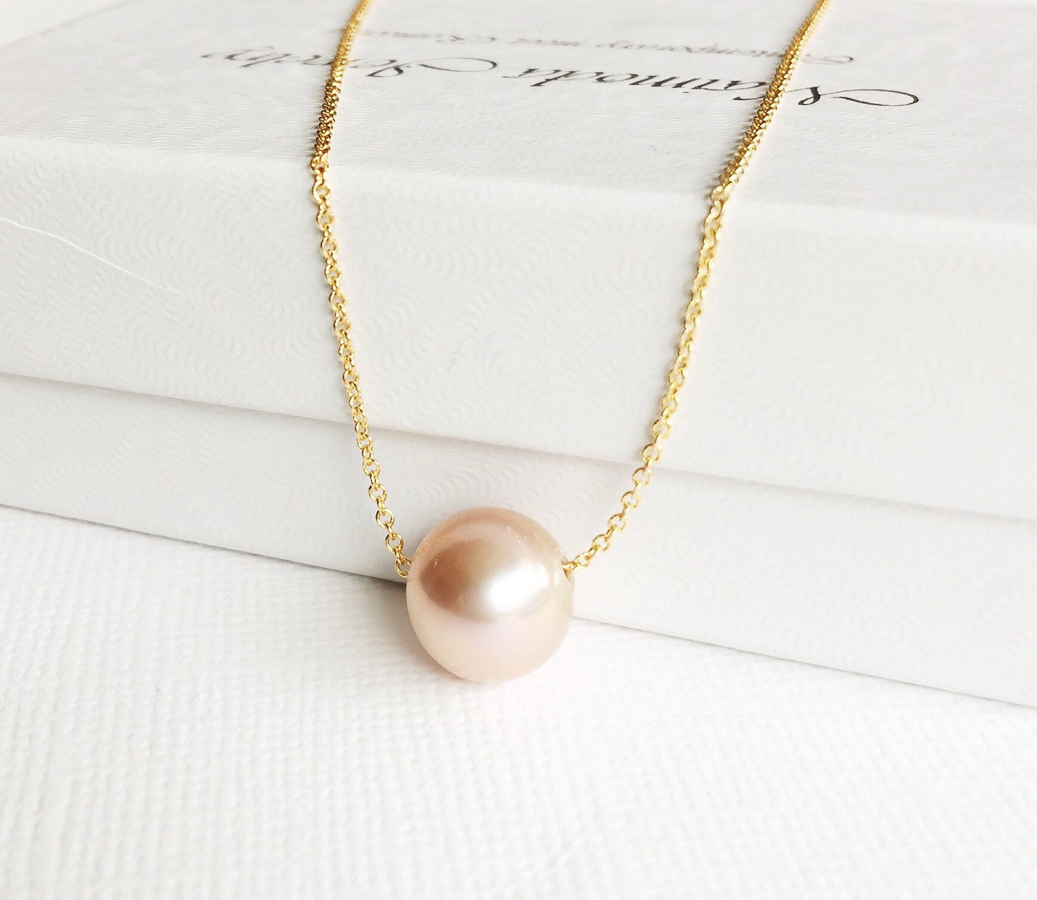 Kea Pink Edison Pearl Necklace (N199) - Elegant Jewelry for Women, Perfect for Weddings, Parties & Gifts