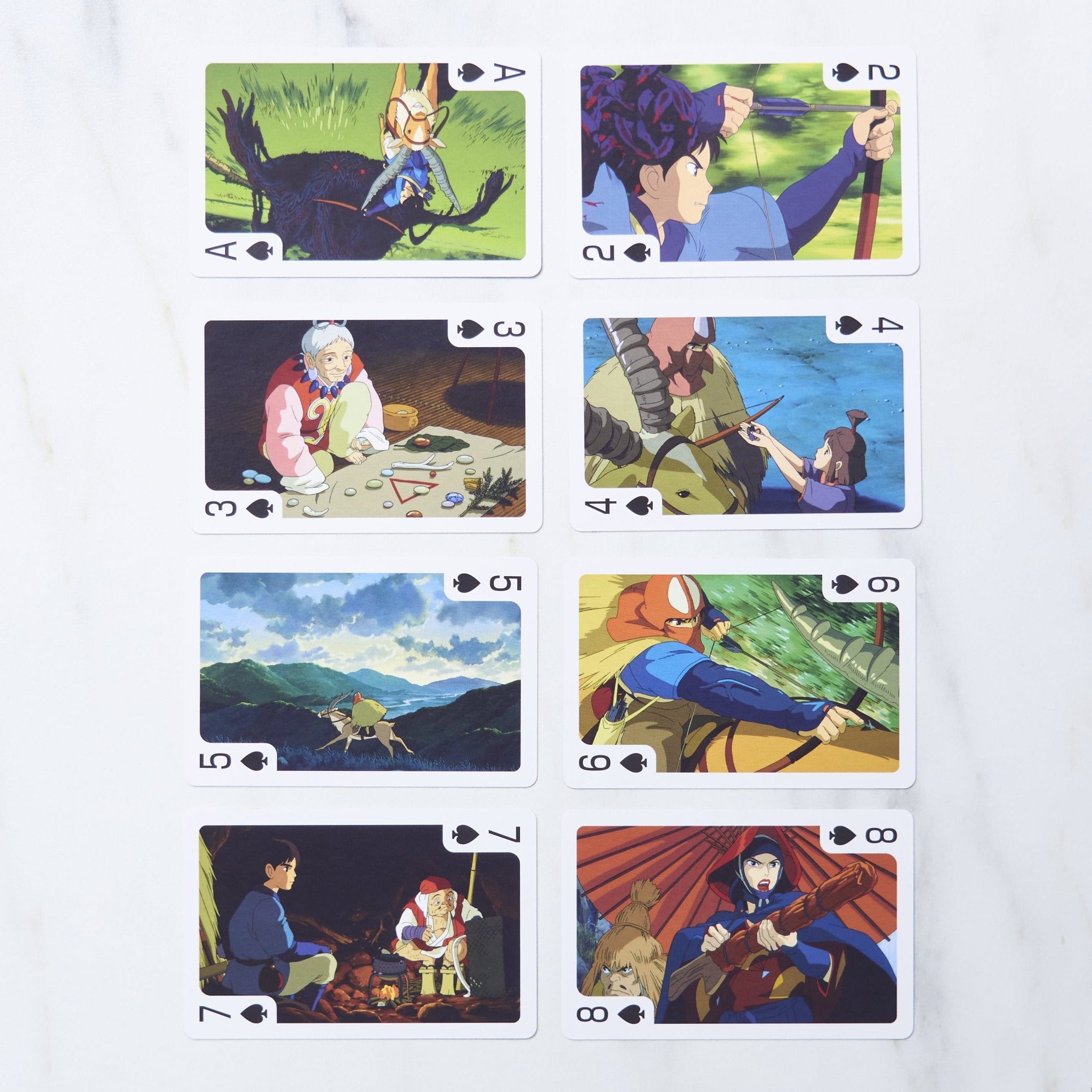 Studio Ghibli Playing Cards - Official Ensky Anime Card Deck with Spirited Away, My Neighbor Totoro & Howl's Moving Castle Characters - Perfect for Game Nights, Collecting & Gifts for Ghibli Fans