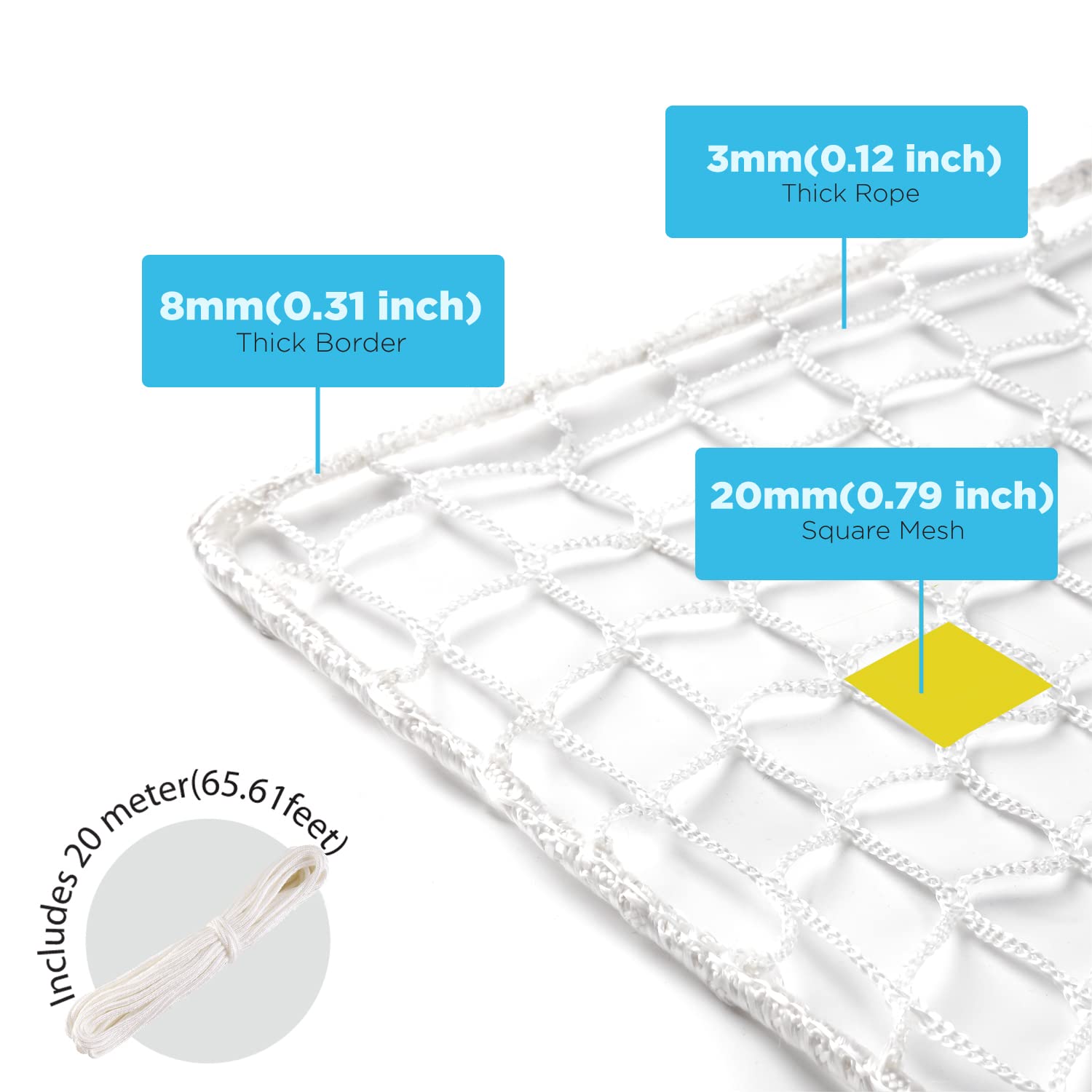**Best Golf Practice Nets for Training - Durable Sports Netting for Golf, Hockey & Baseball - Perfect for Backyard Driving, Chipping, Hitting & Pitching Simulators | Ideal for Home, Garage & Outdoor Use**