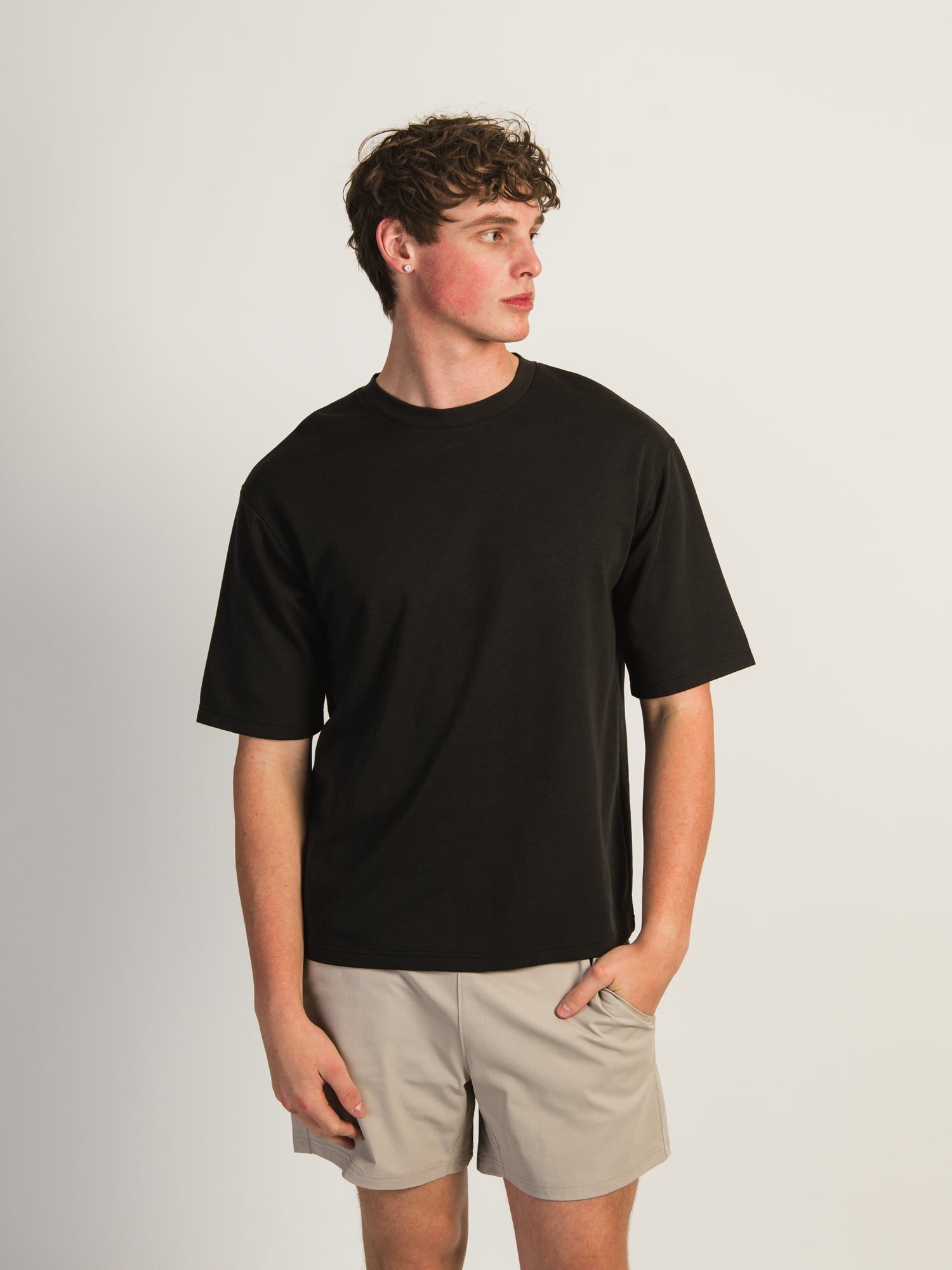 BOXY FIT TEE - Black Women's Oversized T-Shirt | Soft Cotton Casual Top for Streetwear, Lounge & Everyday Wear