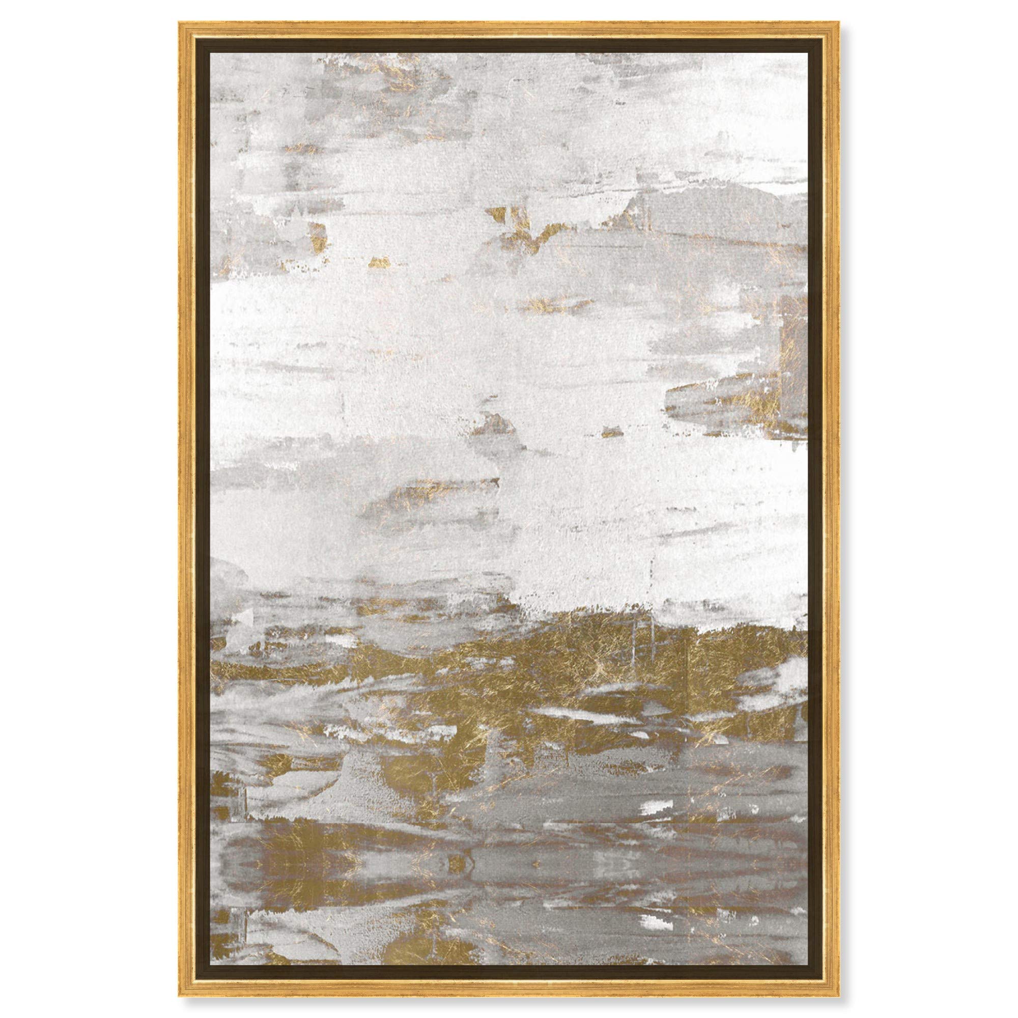 Abstract Framed Wall Art Canvas Print 'Tall Sensation' by Oliver Gal - 30