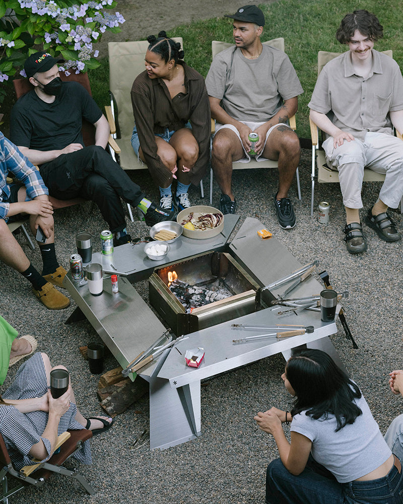 Premium Takibi XL Garden Table - Outdoor Dining & Entertaining - Perfect for Patio, Backyard, and Camping Gatherings