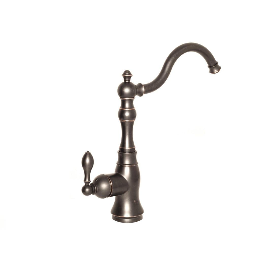ZLINE Rembrandt Single Handle Pull-Down Kitchen Faucet with Side Sprayer in Oil Rubbed Bronze - High Arc Commercial Style for Modern Farmhouse & Restaurant Use (REM KF ORB)