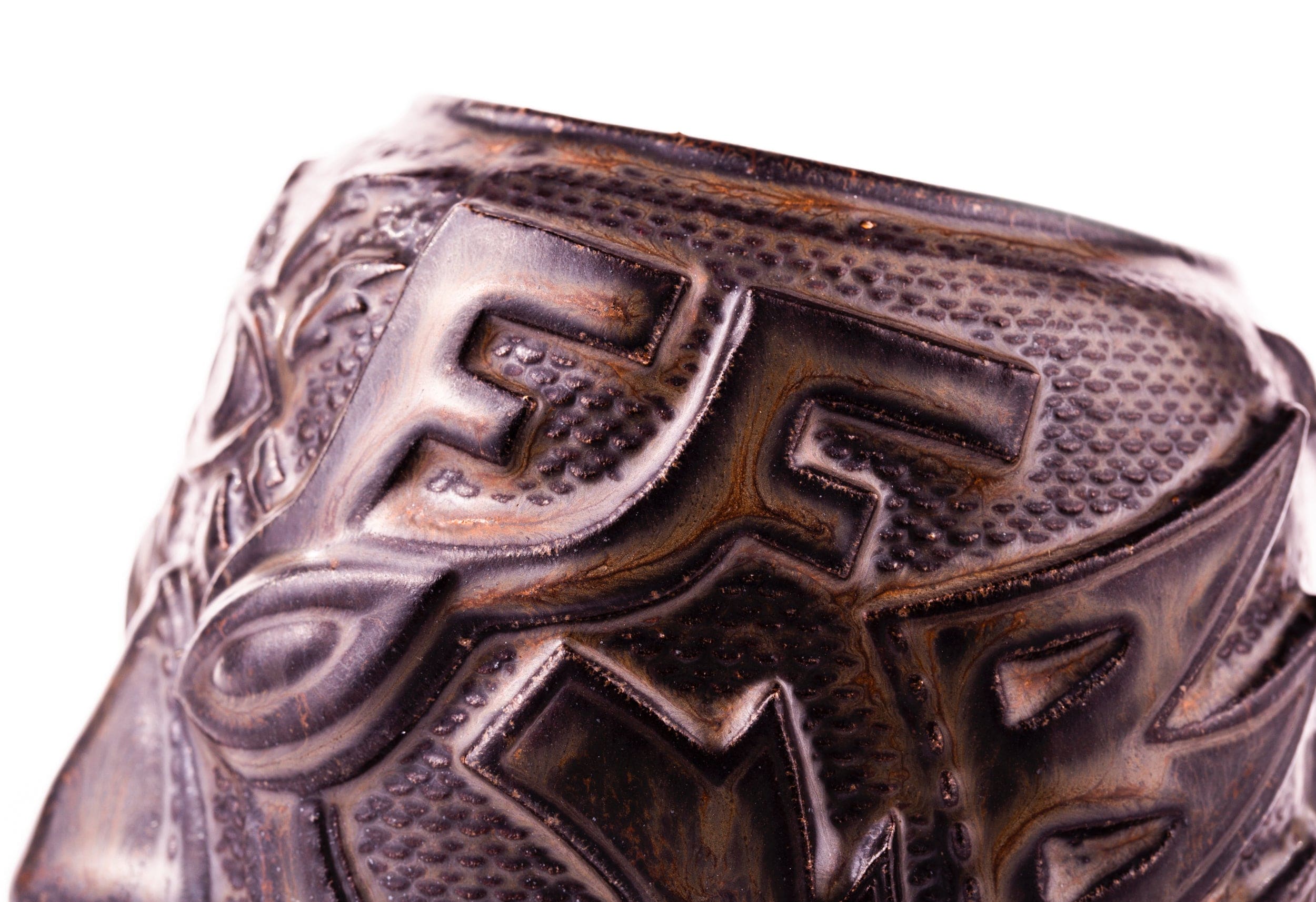 El Ojo Fantastico Tiki Mug - Reclusa Parda Variant | Handcrafted Ceramic Tiki Cup for Tropical Cocktails, Home Bar Decor & Themed Parties