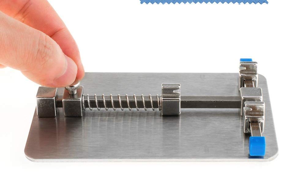 QBM PCB Holder - Adjustable Circuit Board Repair Clamp Fixture Stand for Electronics Workbench | Perfect for Soldering, Testing & PCB Assembly