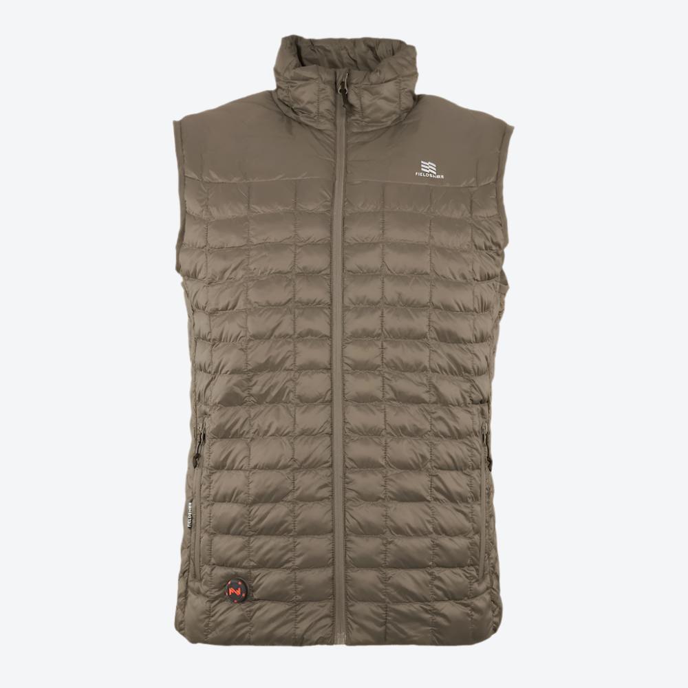 Backcountry Heated Vest for Men - Rechargeable Battery-Powered Warm Jacket for Winter Outdoor Activities, Hiking, and Camping