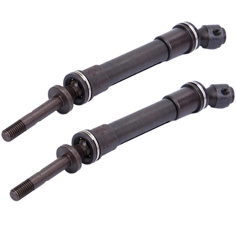 Metal RC Car Drive Shaft - Front & Rear Replacement Parts Compatible with Slash & Huan 727 Truck Models | Durable Alloy Shaft Accessories for Off-Road Racing & Crawling