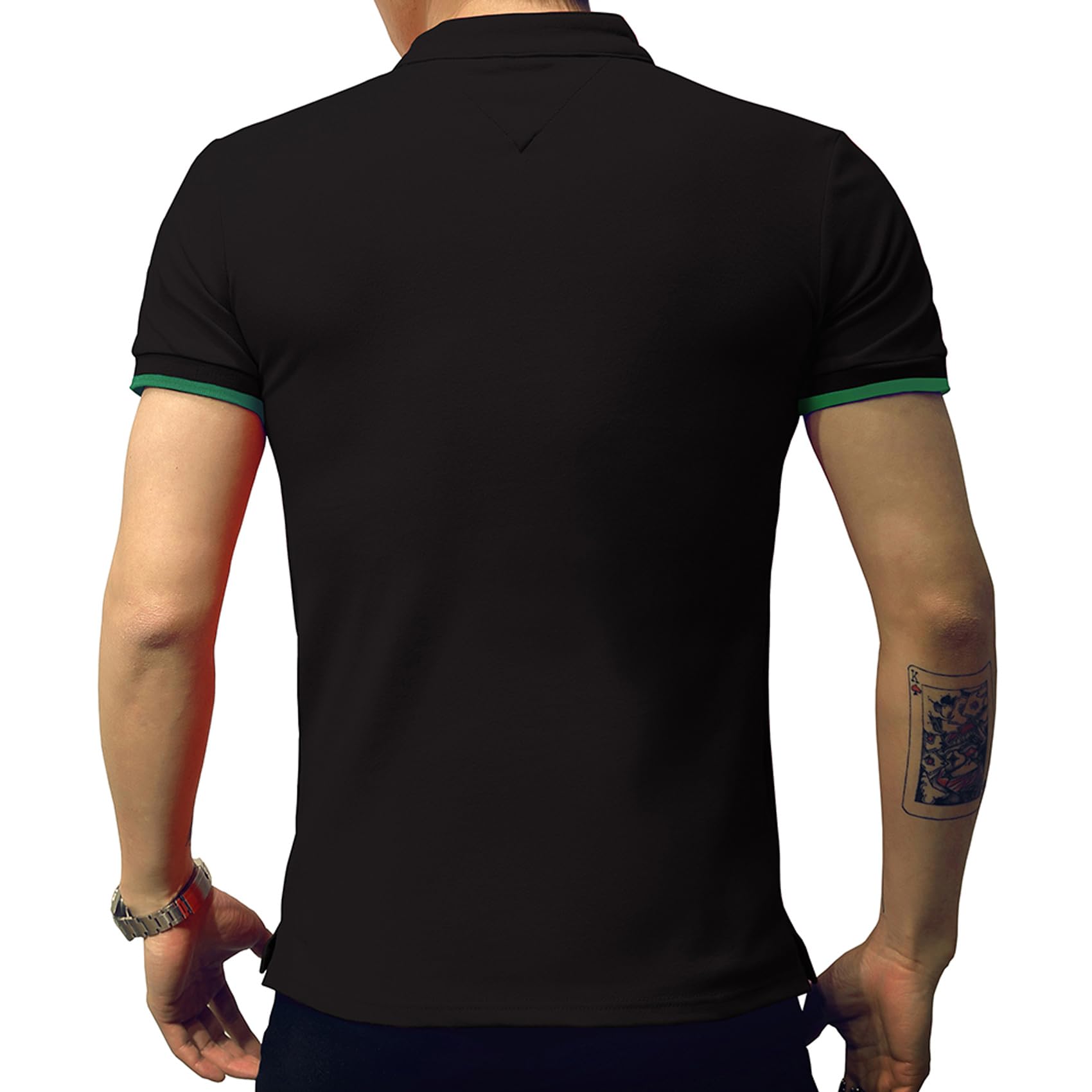LOGEEYAR Men's Slim Fit Cotton Polo Shirts - Short & Long Sleeve Henley T-Shirts for Casual Wear | Perfect for Office, Golf, Dating & Summer Outfits