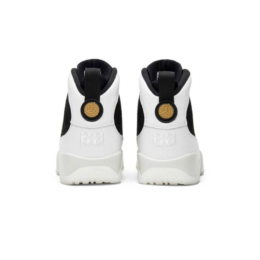 Air Jordan 9 Retro 'City of Flight' LA 2018 - Black/Summit White/Metallic Gold (302370-021) | Men's Basketball Shoes for Streetwear & Sneaker Collectors