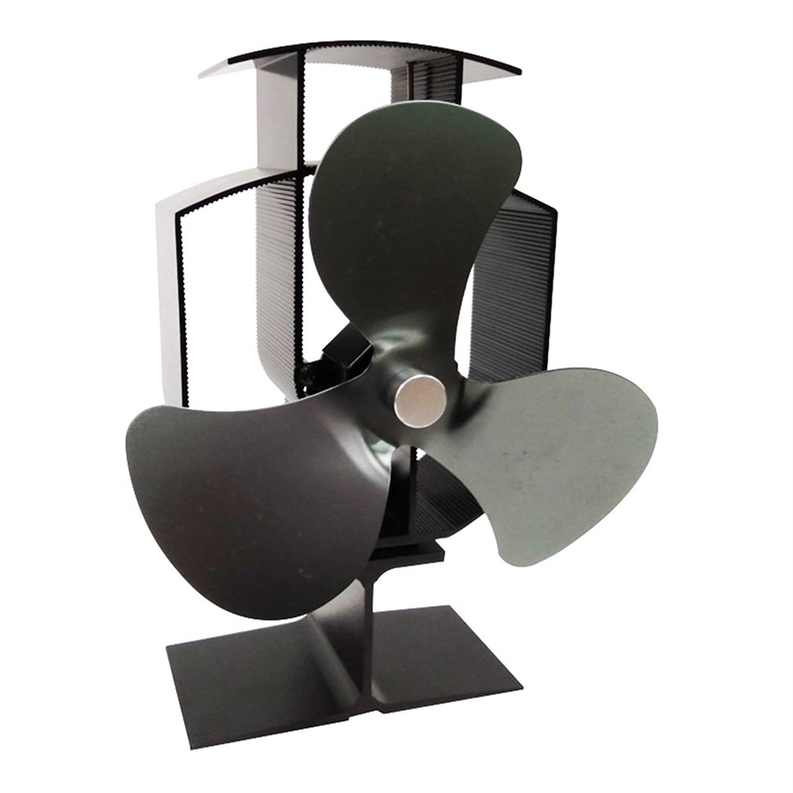 3-Blade Heat Powered Fireplace Fan - Efficient Wood Burning Stove Fan for Real Hot Power, Low Energy Consumption (Color: A) - Perfect for Cozy Home Heating & Energy Savings