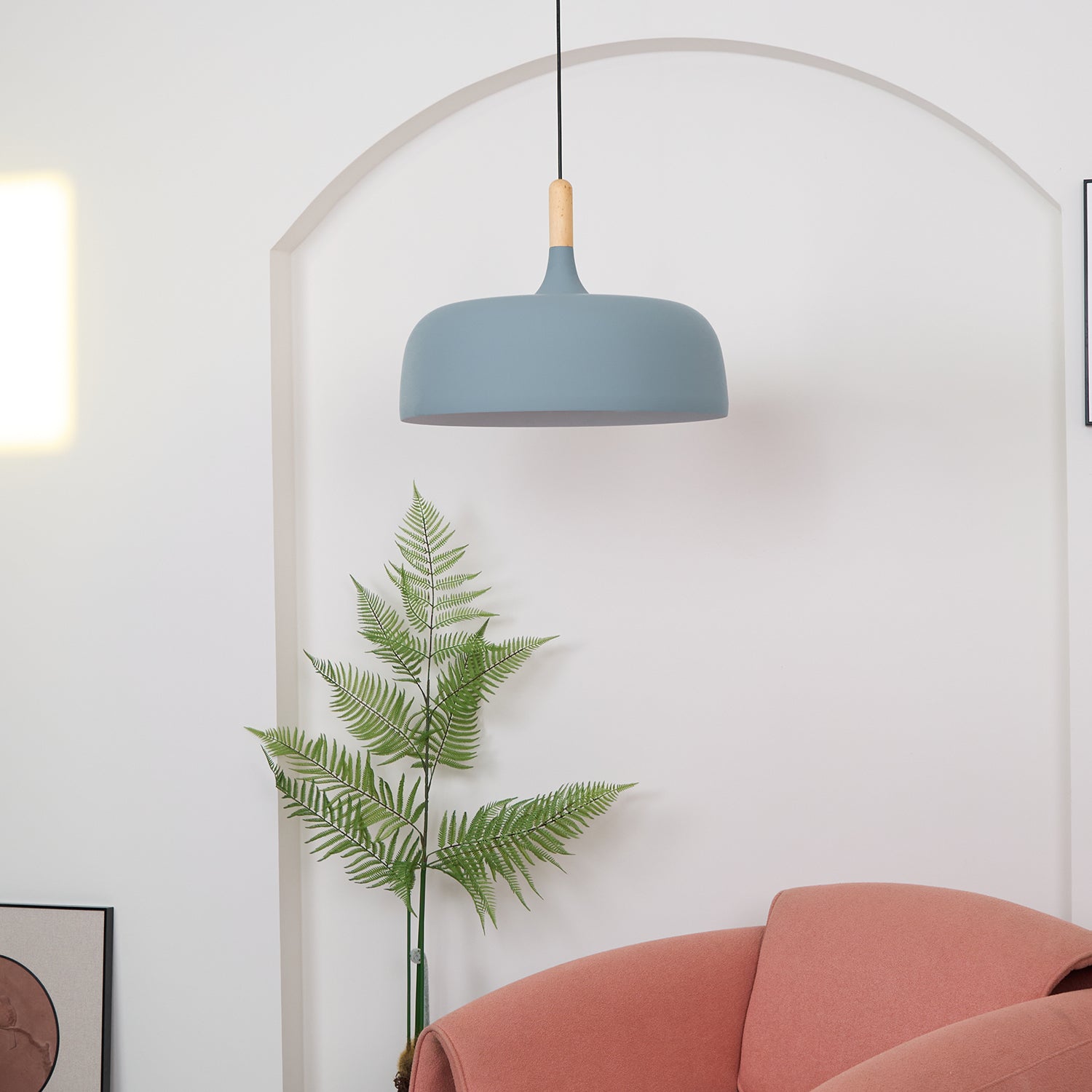 Stylish Acorn Pendant Light Fixture - Modern Hanging Ceiling Lamp for Kitchen Island, Dining Room & Bedroom Decor