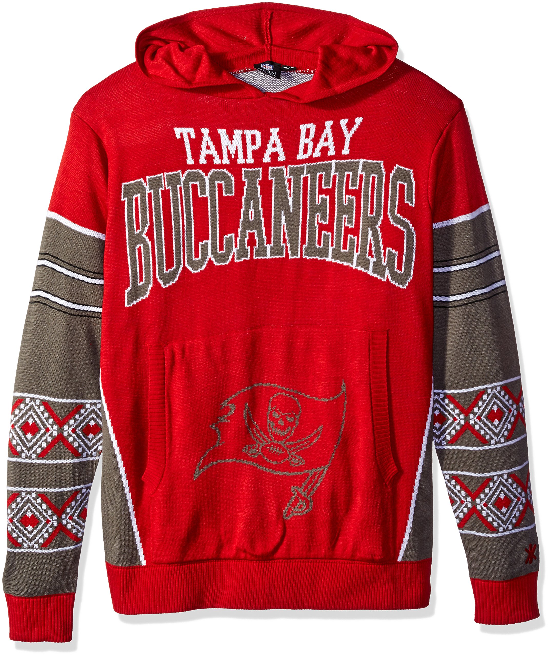 FOCO NFL Big Logo Hooded Sweater - Officially Licensed NFL Hoodie for Men & Women - Cozy Fleece Pullover for Football Fans - Perfect for Game Day, Tailgating & Casual Wear
