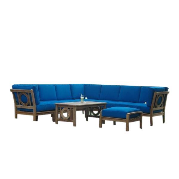 Natsepa 9-Piece Modular Sectional Sofa Set - Modern L-Shaped Couch with Reversible Chaise for Living Room, Lounge, and Family Room Comfort