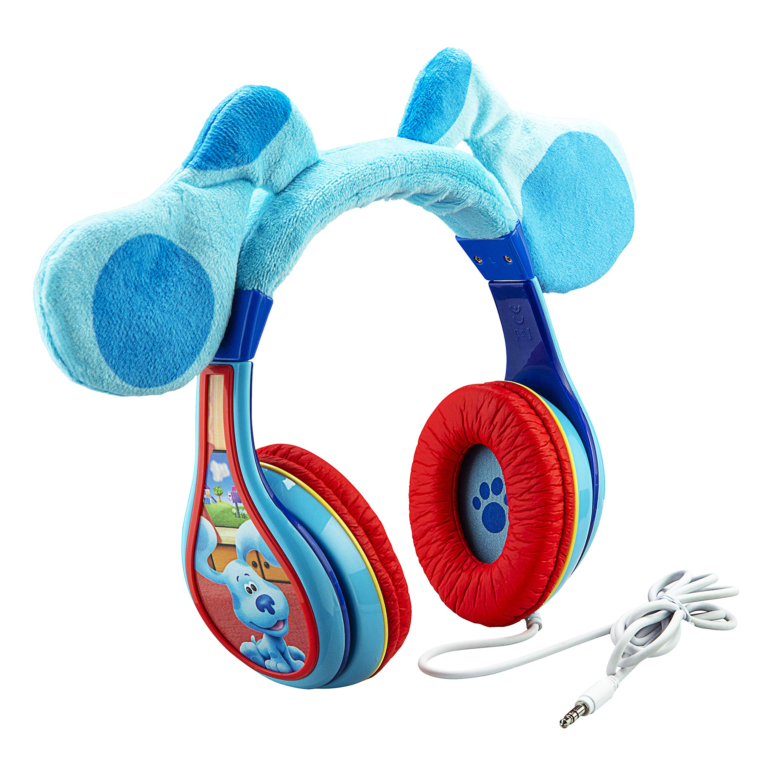 Blue’s Clues & You! Kids Headphones with Share Port - Volume Limited Safe Headphones for Children, Toddler Headphones for Learning, Travel & Screen Time