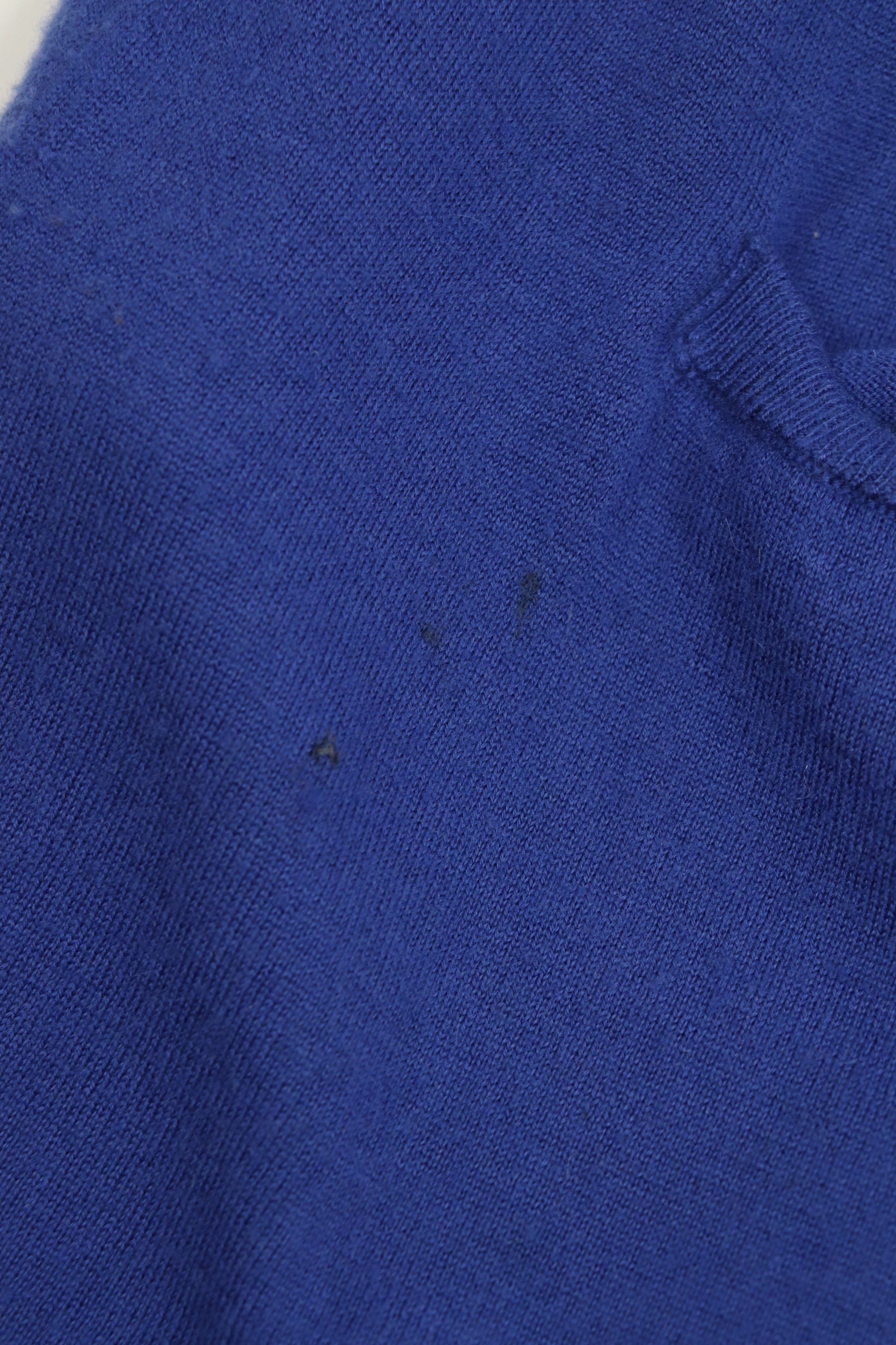 Luxury Blue Cashmere Knit Cardigan & Jumper Set - UK Size 12 | Soft Warm Winter Outfit for Women | Perfect for Office, Dating & Holiday Gatherings