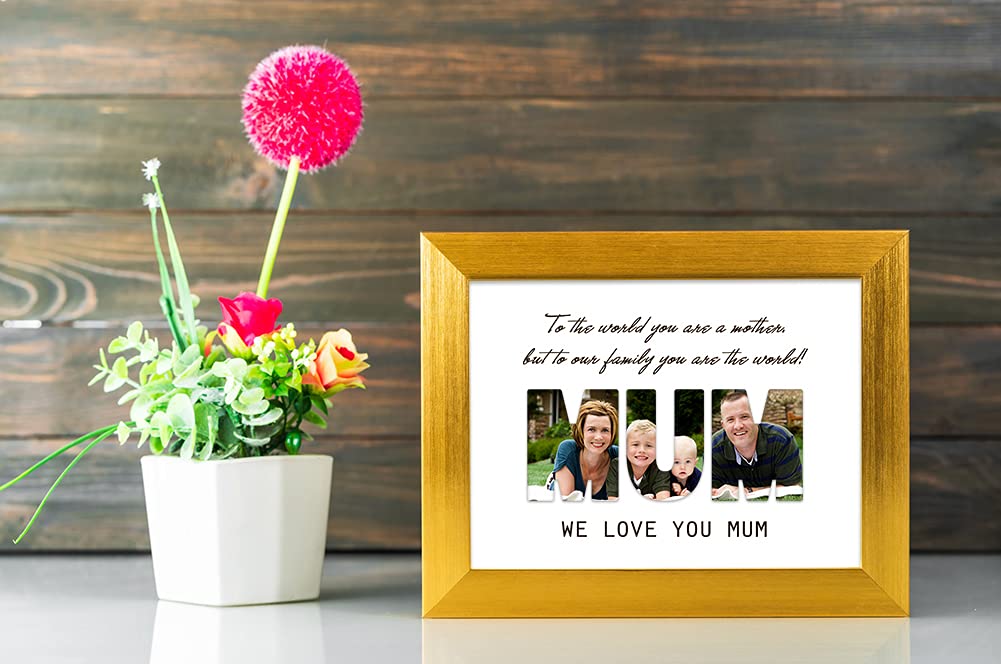 8x10 Mom Picture Frame Art Print - Gifts for Mom from Daughter or Son, Unframed Wall Decor for Mother's Day, Birthday, Christmas - Perfect for Step Mom & Mother-in-Law - Home & Office Decoration