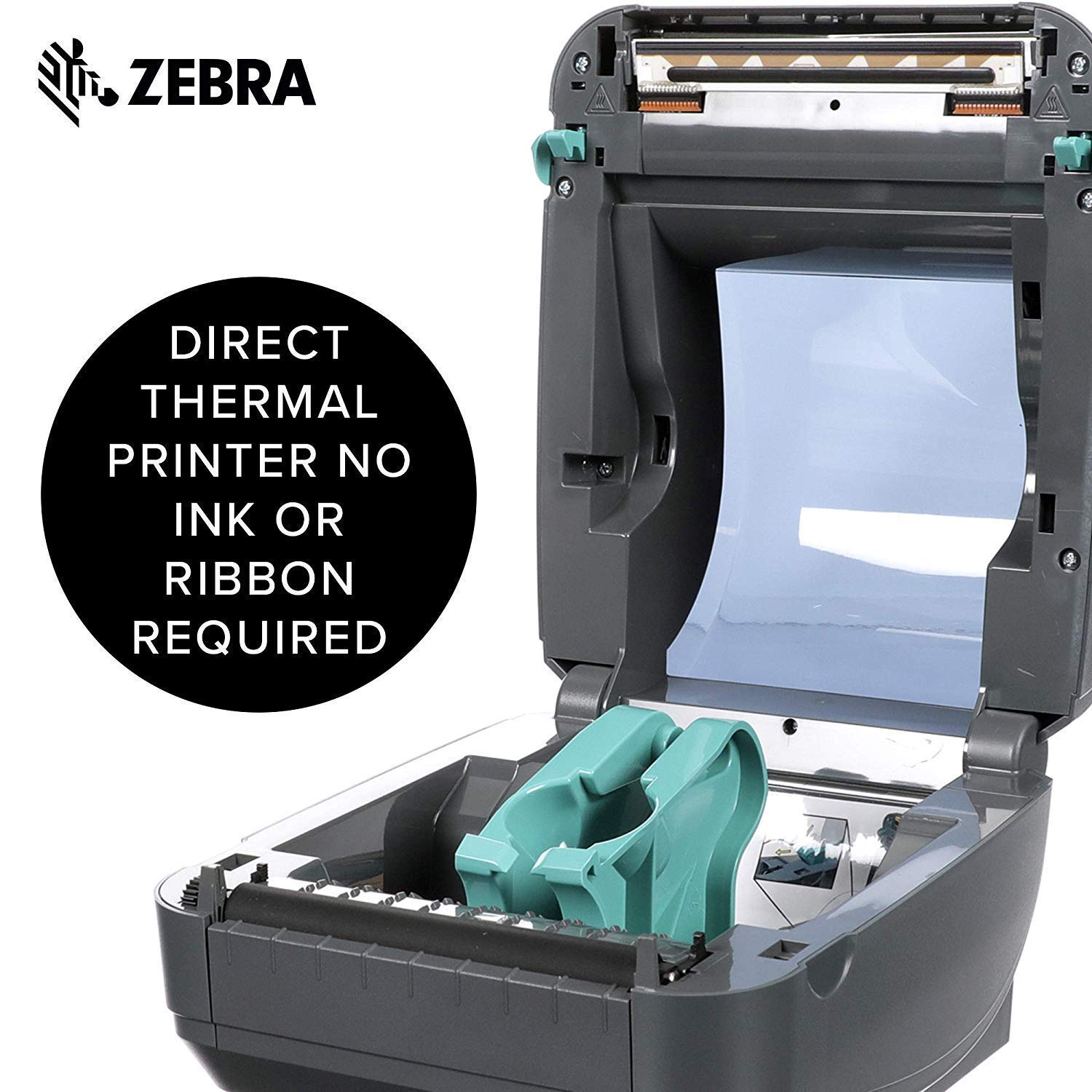 Renewed Zebra GK420d Direct Thermal Label Printer - High-Speed USB & Serial Connectivity for Shipping, Barcode & Retail Labels | Perfect for Warehouses, Logistics & Small Businesses