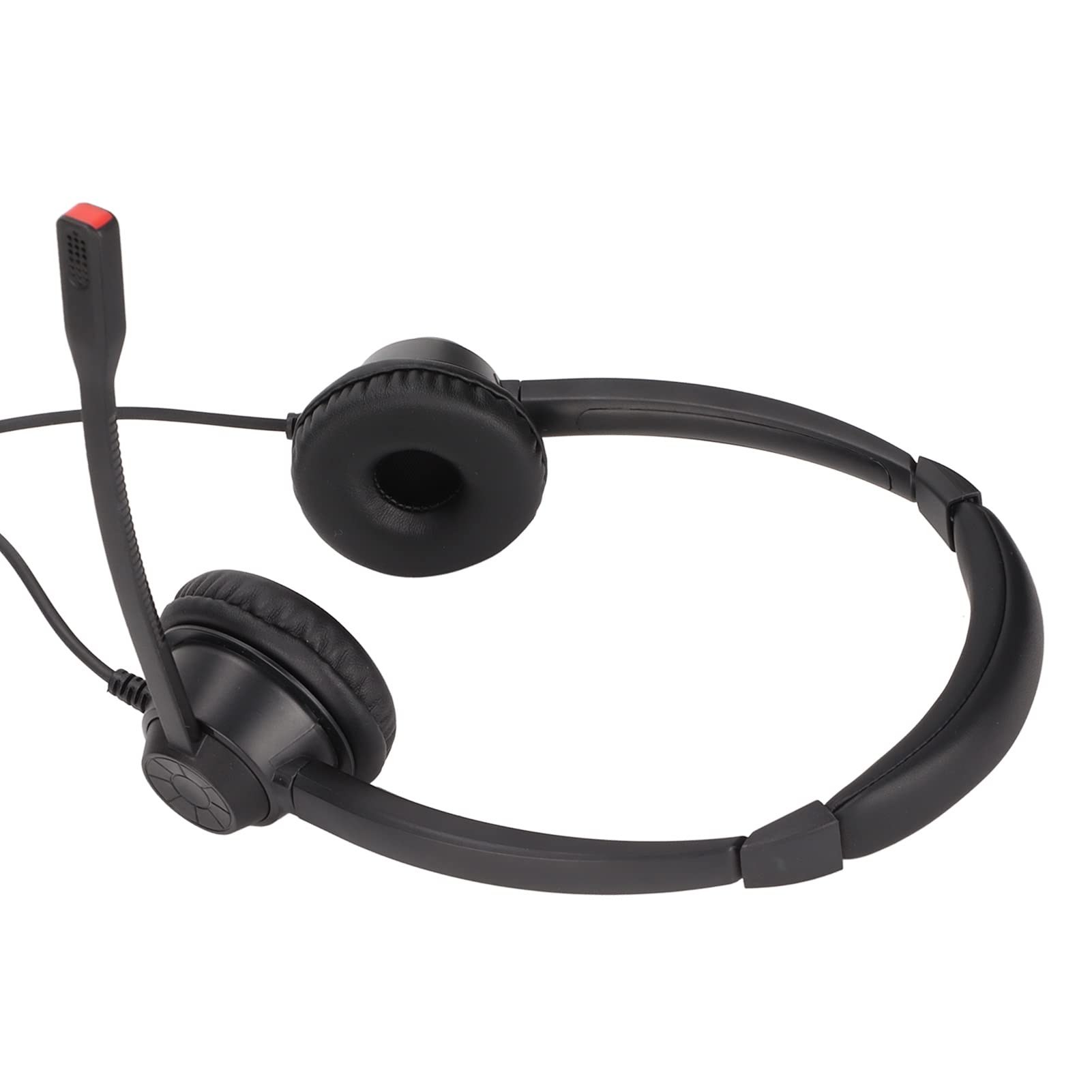 Gaeirt Telephone Headset with Noise Cancelling - Binaural Office Headset with RJ9 Plug for Customer Service & Call Centers | Perfect for Remote Work & Business Communications