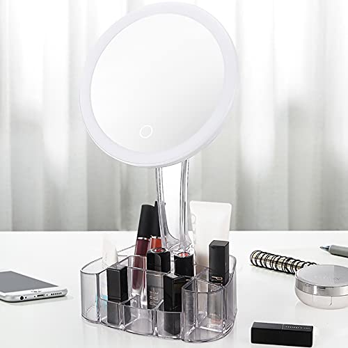 Licogel LED Makeup Mirror - USB Rechargeable, Detachable for Vanity & Travel