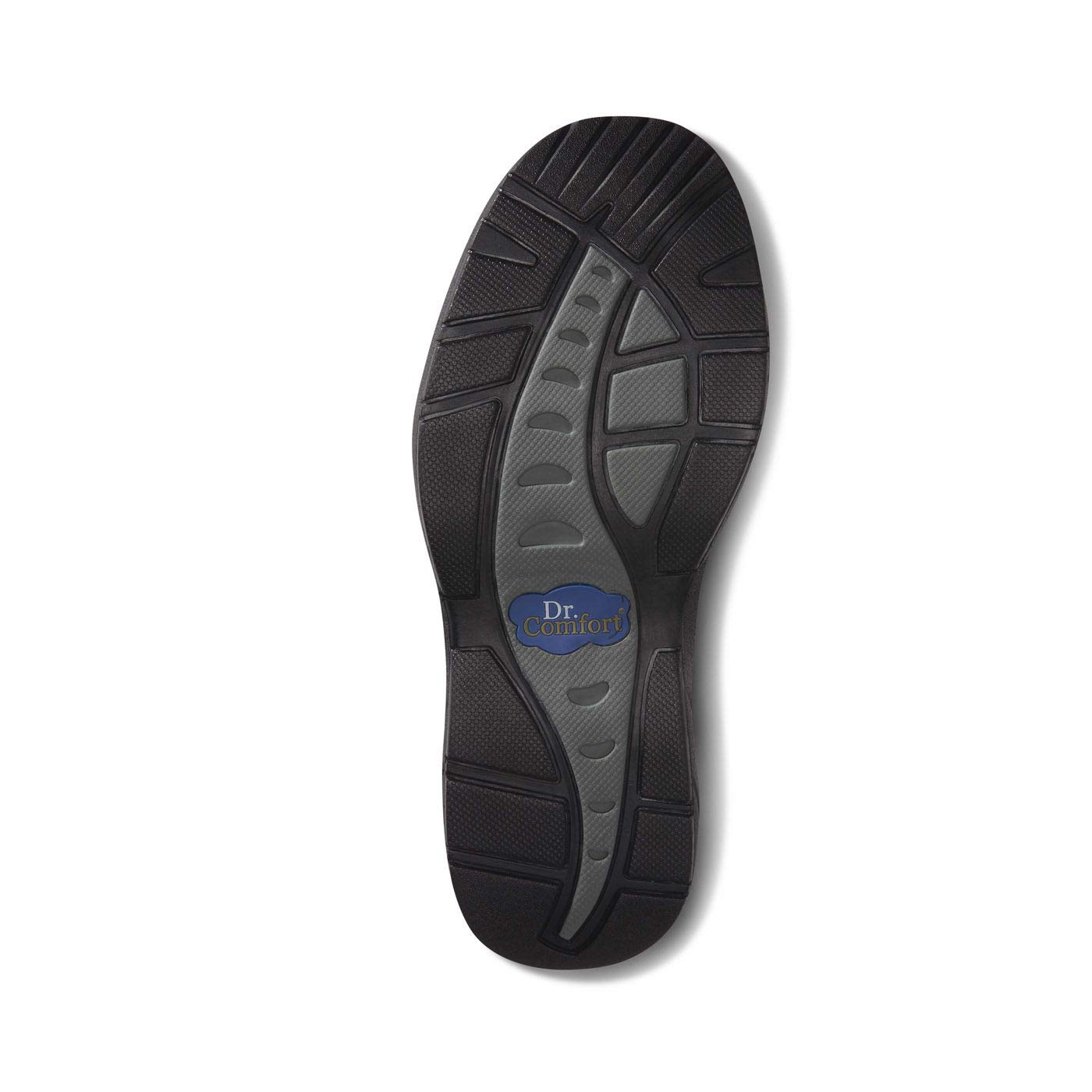 Dr. Comfort Douglas Men's Therapeutic Diabetic Shoes - Extra Depth Leather Walking Shoes with Removable Insoles - Ideal for Foot Pain Relief & Daily Comfort