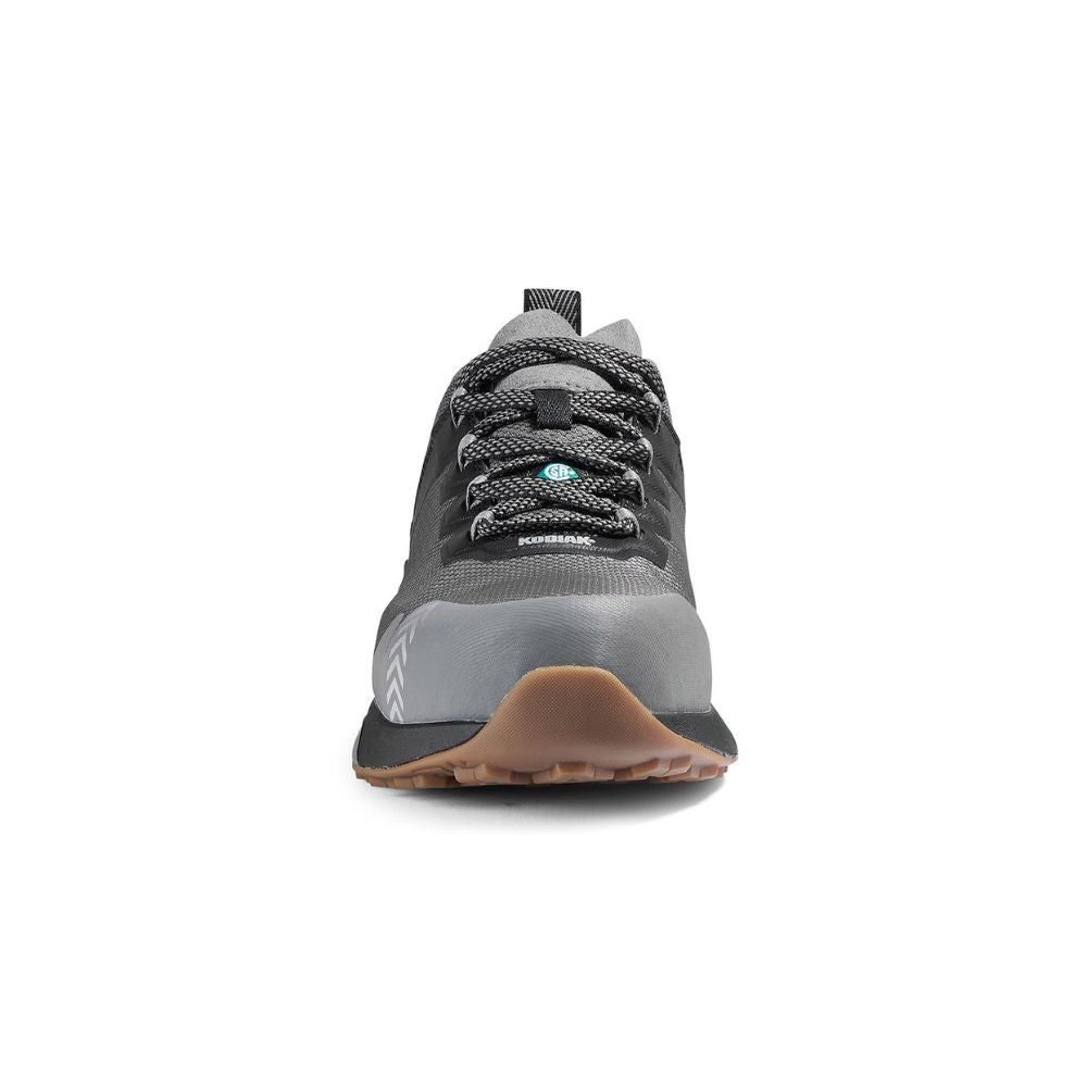 Kodiak Quicktrail Women's Composite Toe Work Safety Athletic Shoes - Lightweight & Slip-Resistant for Construction, Warehouse & Outdoor Work (Grey, KD0A4TGXGYX)