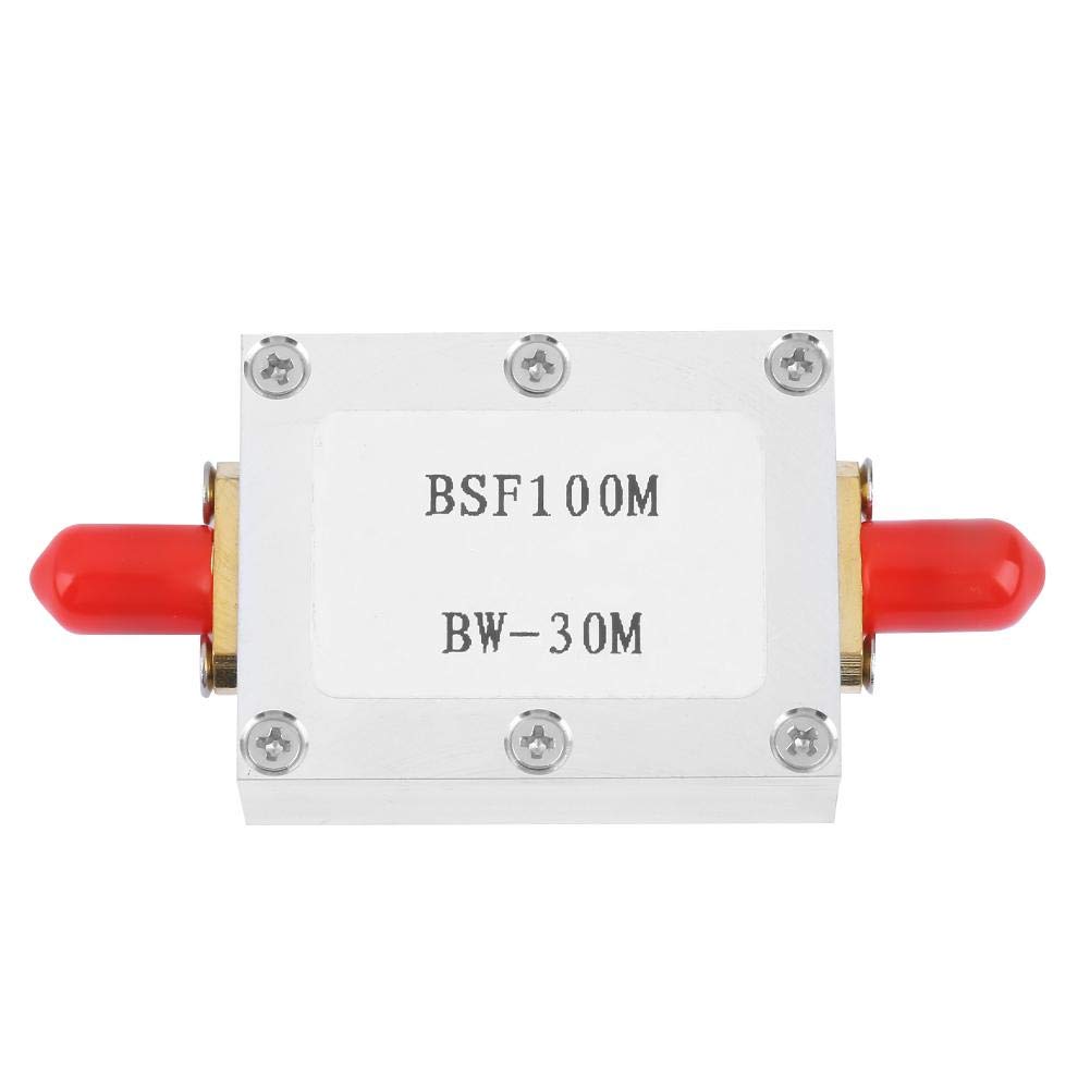 Jarchii 88-108MHz Band Stop Filter - CNC Aluminum Alloy FM Interference Rejector, Passive Notch Filter for 1-3000MHz Range | Durable Anti-FM Interference Solution for Radio, Ham & Broadcast Equipment