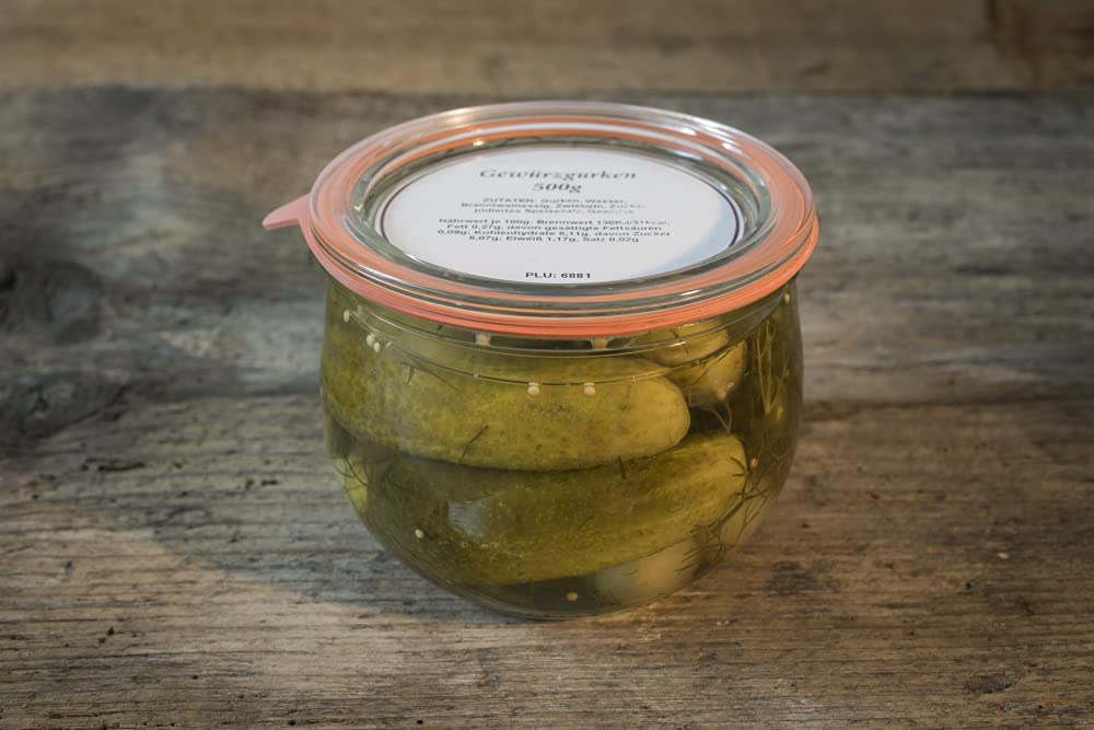 Crispy Pickles in Glass Jar | 500g Spiced Pickles with Balanced Seasoning | Perfect for Snacks, Sandwiches & Burgers | Great for BBQs, Picnics & Charcuterie Boards