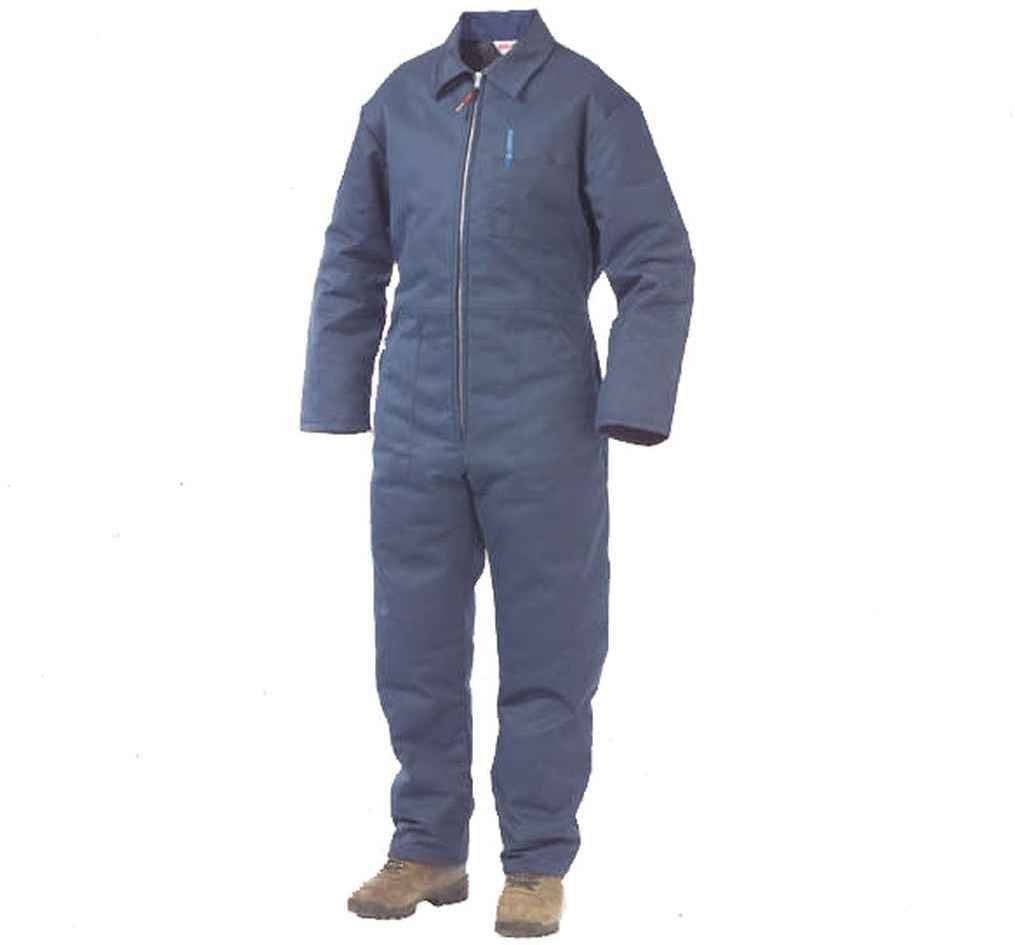 Work King Men's Insulated Twill Coverall - Durable Winter Workwear for Construction & Outdoor Jobs - Heavy Duty Insulated Coveralls for Cold Weather Protection
