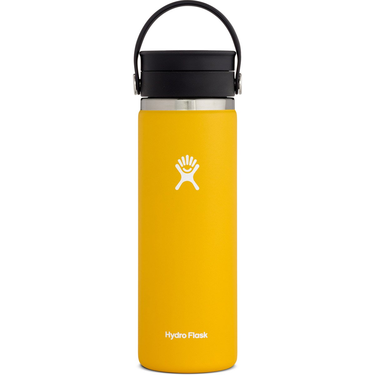 20 oz Wide Mouth Water Bottle - BPA Free, Leak Proof Stainless Steel Insulated Water Bottle for Gym, Hiking & Outdoor Activities