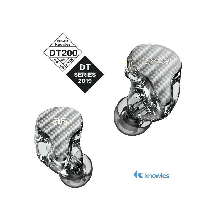 AUDIOSENSE DT200 2BA IEMs High-Fidelity In-Ear Monitors with Dual Balanced Armature Drivers - Perfect for Studio Recording, Live Performances & Audiophile Listening
