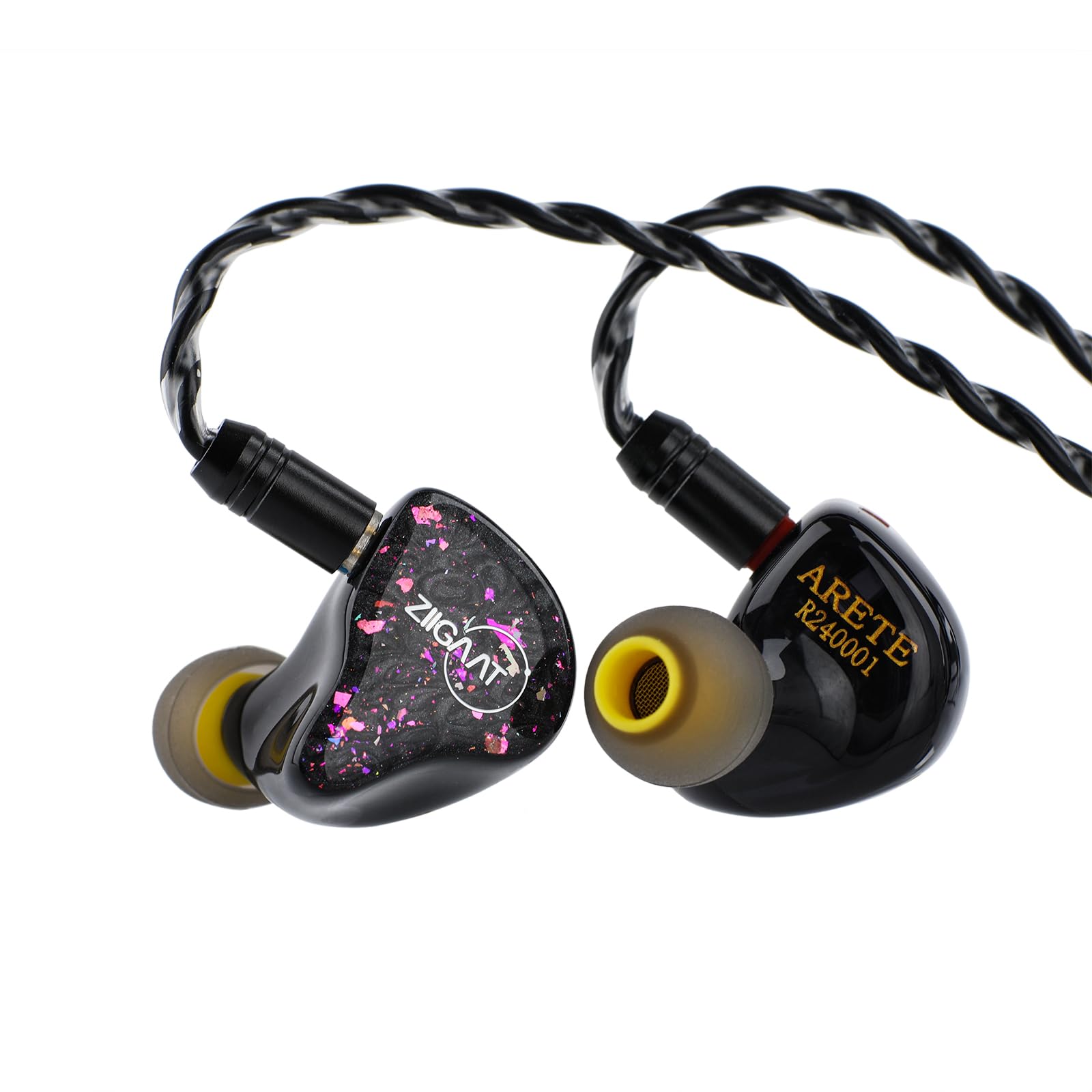 Linsoul ZiiGaat x Fresh Reviews Arete High-Fidelity In-Ear Monitors with LC02 Protective Carrying Case - Perfect for Audiophiles, Musicians, and Studio Recording