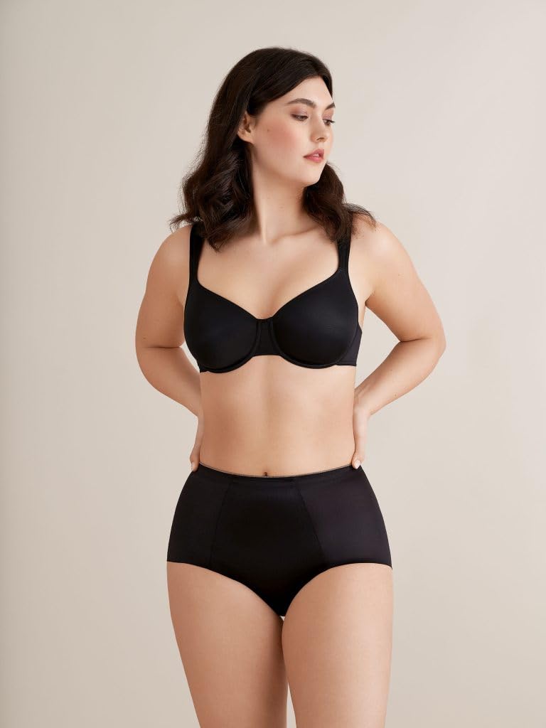 Women's 80622 Soft Touch Molded Underwire Minimizer Bra - Comfortable Full Coverage Support for Everyday Wear & Work