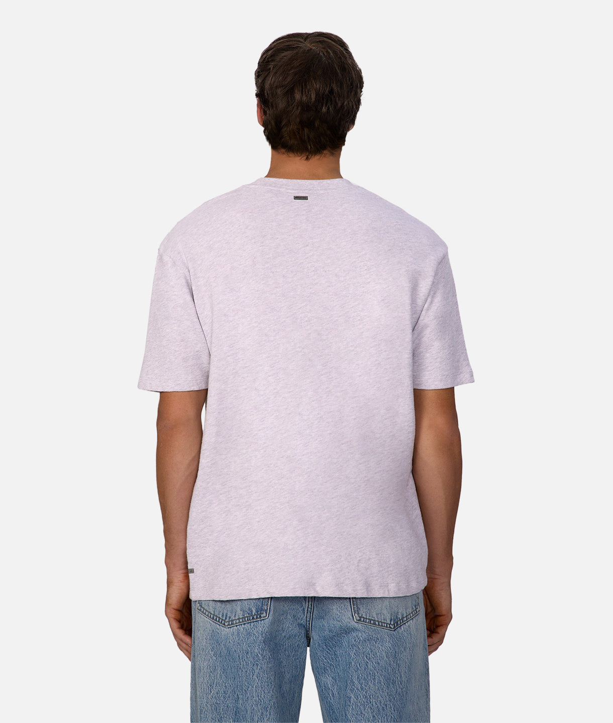 Henderson Boucle Tee - Soft Knit Short Sleeve T-Shirt for Women in New Marle Grey | Casual Wear, Layering & Everyday Outfits