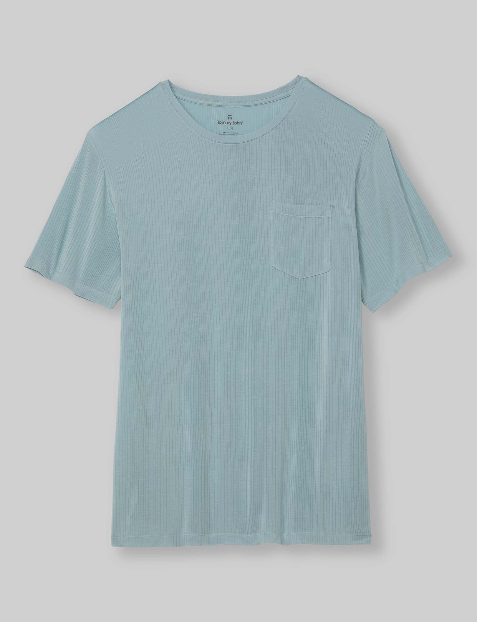 Second Skin Luxe Rib Sleep Tee - Ultra Soft Women's Sleepwear for Comfortable Nights & Lounge Wear - Perfect for Relaxing at Home or Bedtime