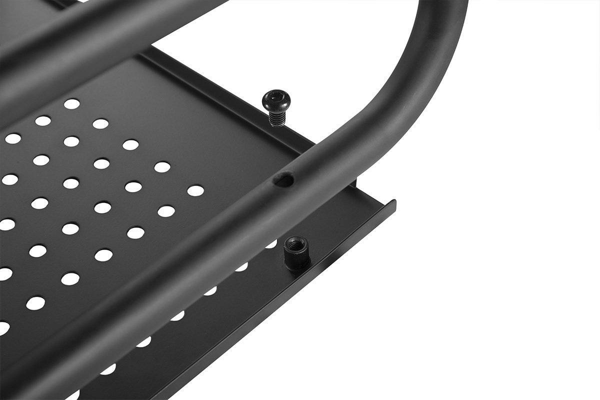 Adjustable Black Pop Monitor & Laptop Stand - Ergonomic Riser for Home & Office Workspace - Perfect for Computer, Notebook, MacBook & Tablet Use
