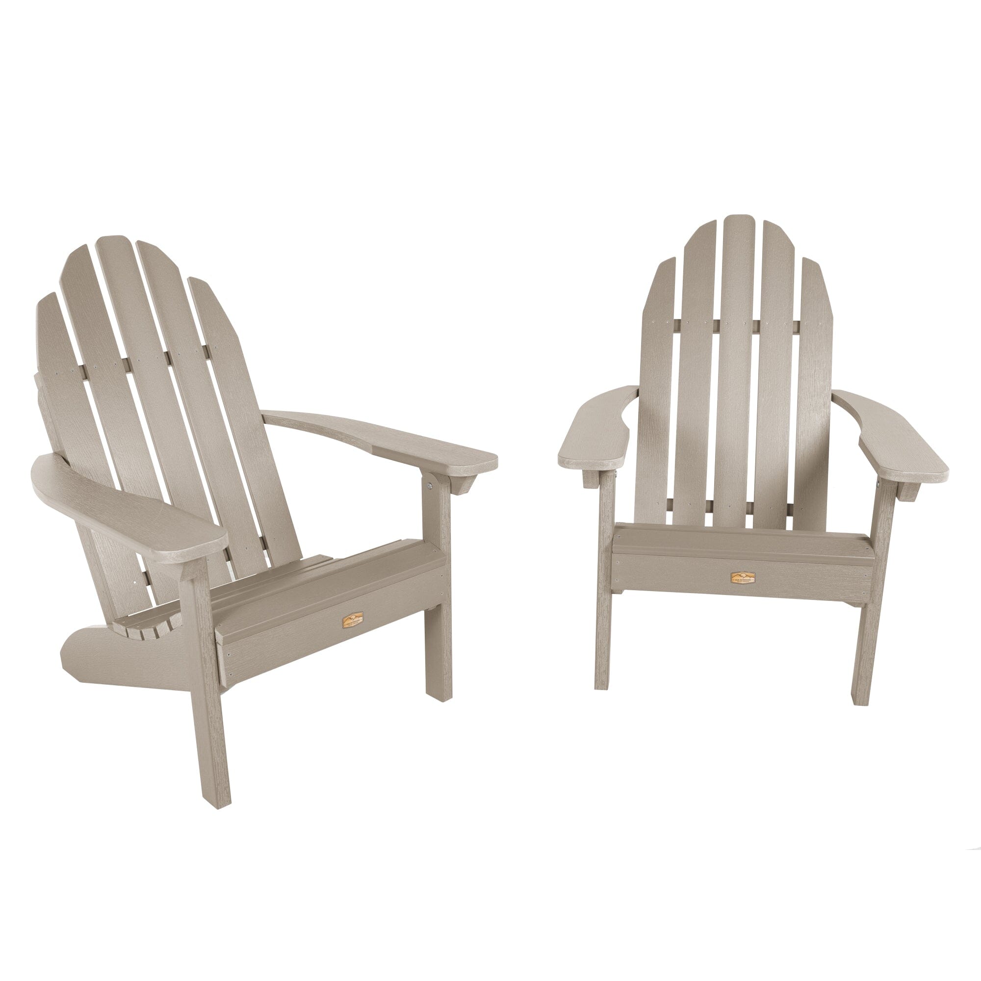 Premium Set of 2 Classic Adirondack Chairs - Durable Outdoor Patio Furniture for Garden, Deck, Poolside & Backyard Relaxation