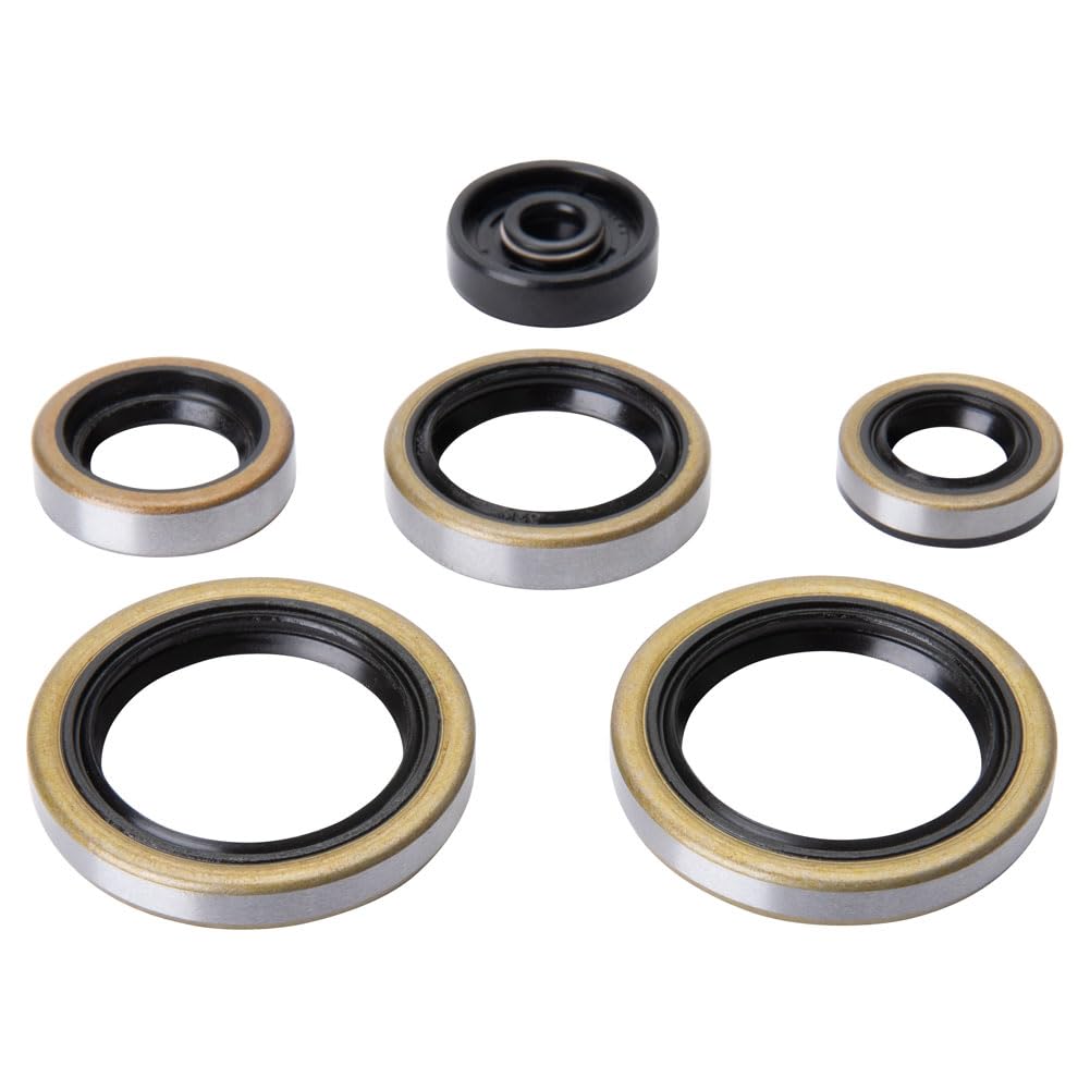 Tusk Engine Oil Seal Kit - High Performance Motorcycle Oil Seals for Honda, Yamaha, Kawasaki - Perfect for Off-Road, Dirt Bike & ATV Maintenance