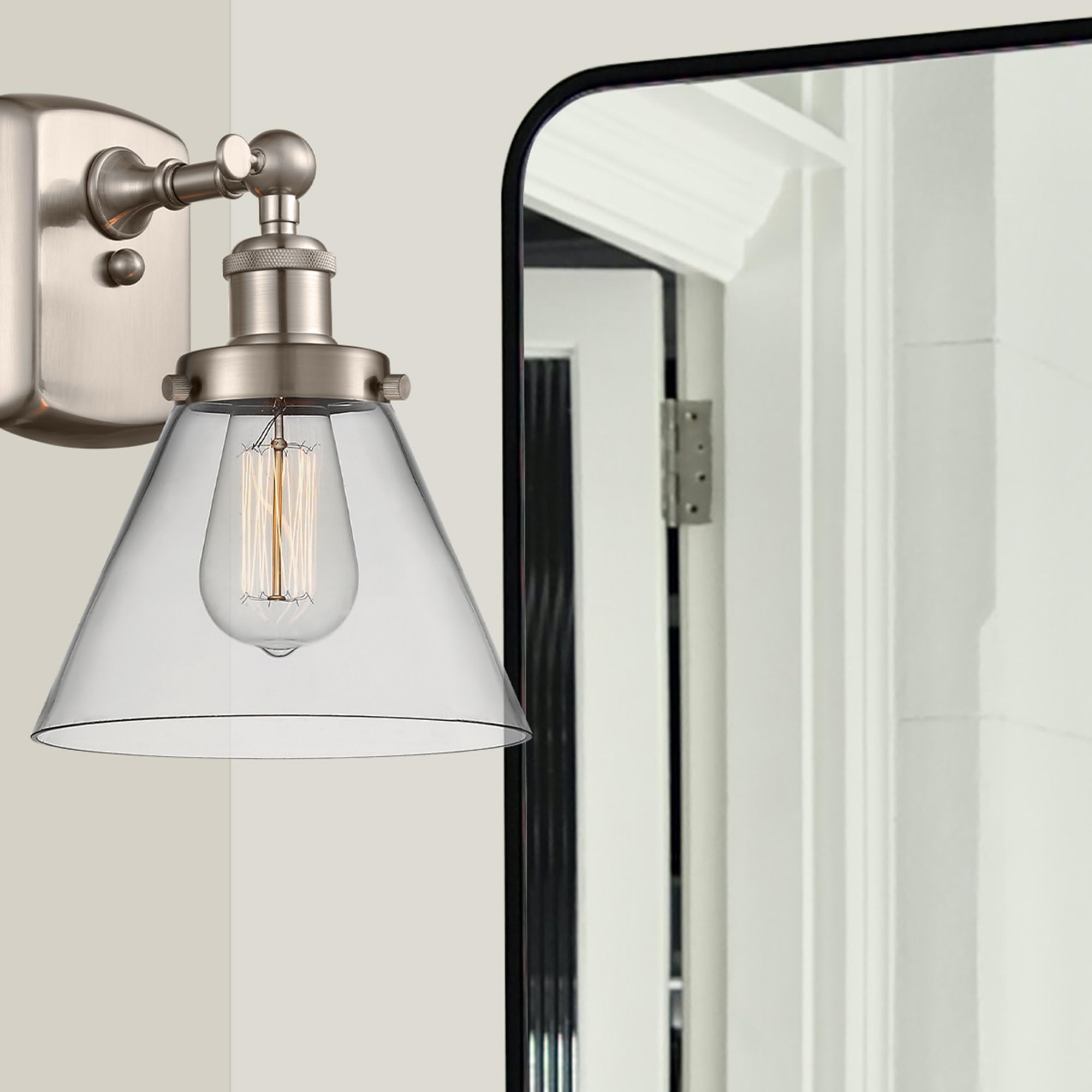 Ballston Collection Bronze/Dark Finish Transitional One Light Wall Sconce - Elegant Lighting for Bedroom, Hallway & Entryway Decor