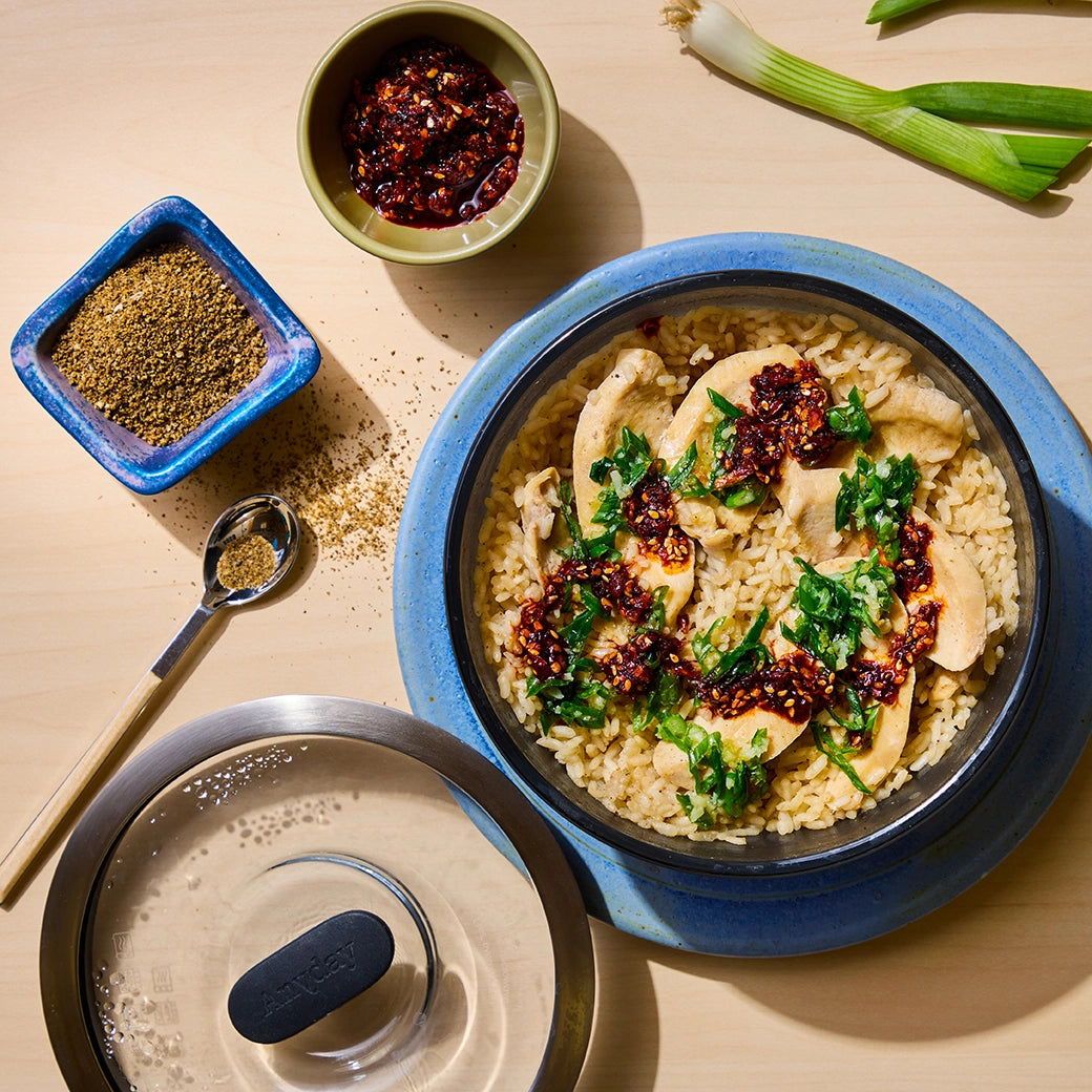 Authentic Hainanese Chicken Rice Kit - Easy Homemade Asian Cuisine for Family Dinners & Meal Prep | Premium Quality Ingredients | Ready in 30 Minutes