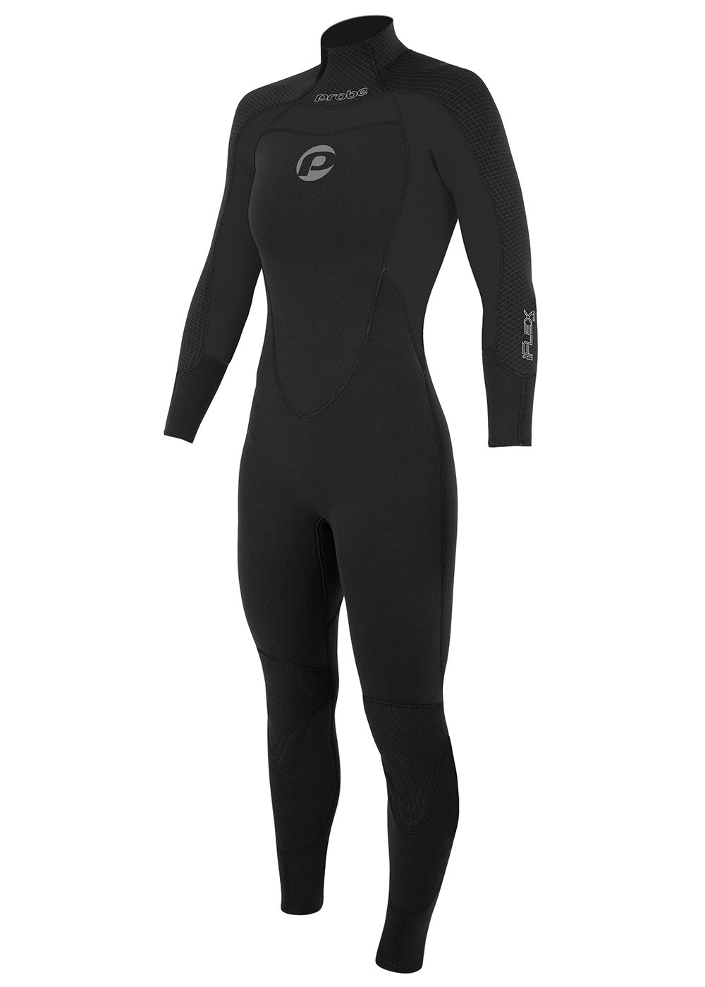 Women's iFlex 3mm Semidry Steamer Wetsuit for Surfing, Diving & Water Sports - Premium Neoprene Comfort & Warmth