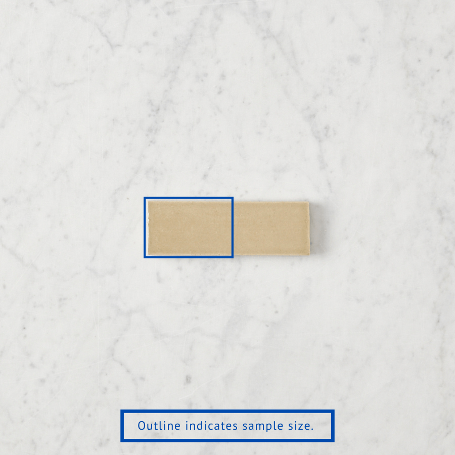 Premium Noosa Gloss Zellige Beige Subway Tile - 3x6 Inch Ceramic Wall & Backsplash Tiles - Perfect for Kitchen, Bathroom & Fireplace Renovation